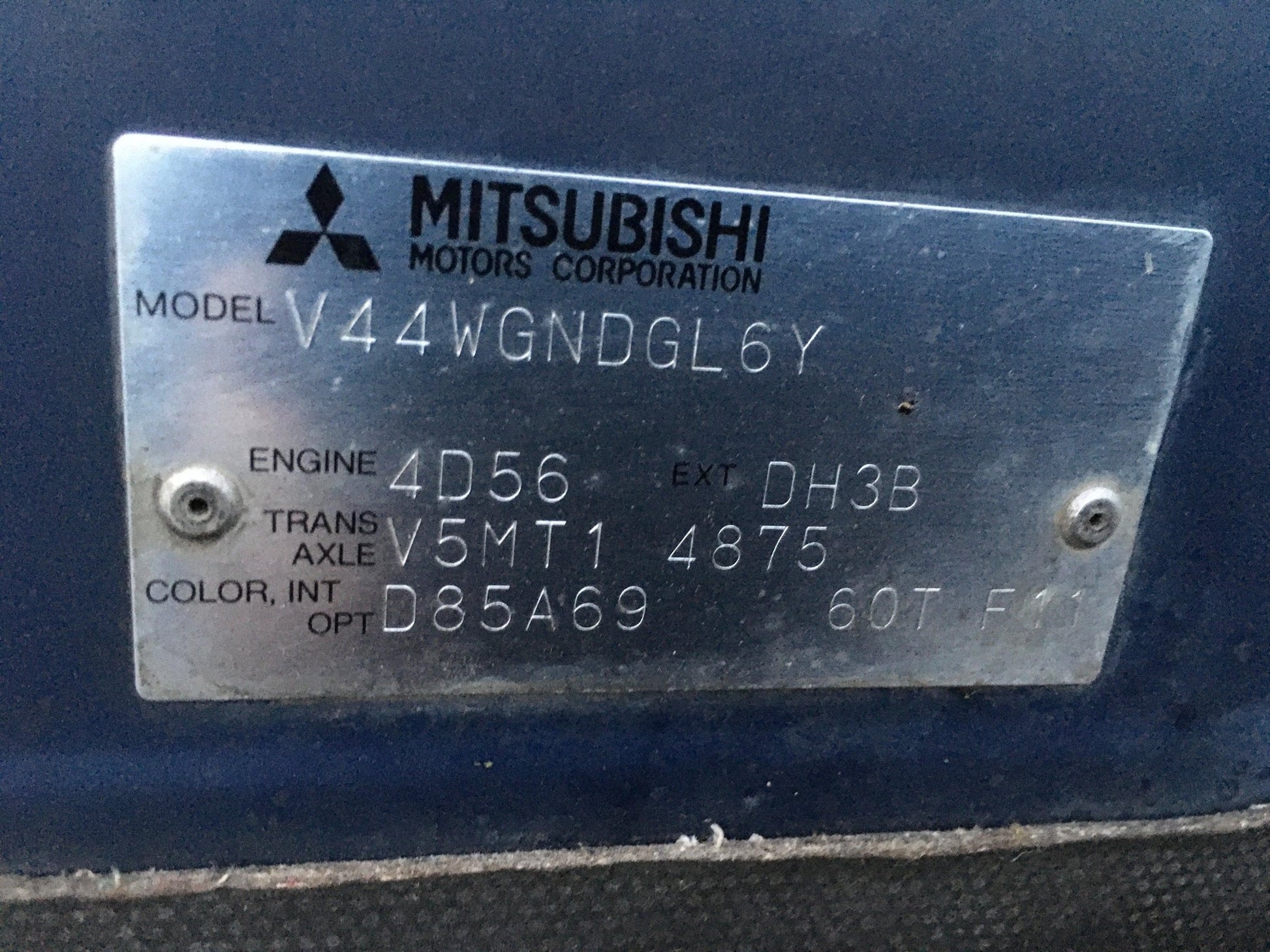 Capot Mitsubishi Pajero II - MB861454 _