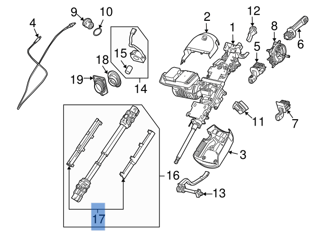 Cardan Columna direccion BMW E85 - 32306769265