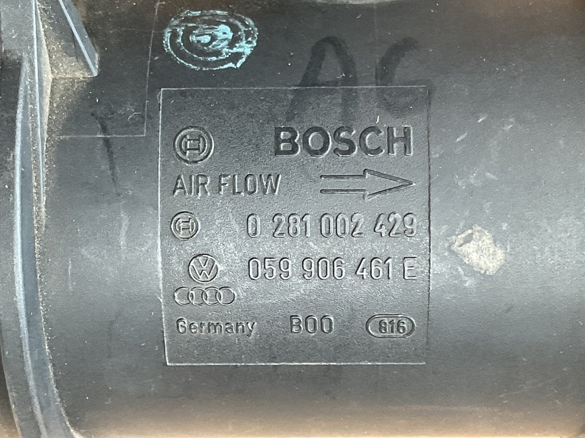 Caudalímetro Audi A4 B5 (8D2) 98-00 - 0281002429