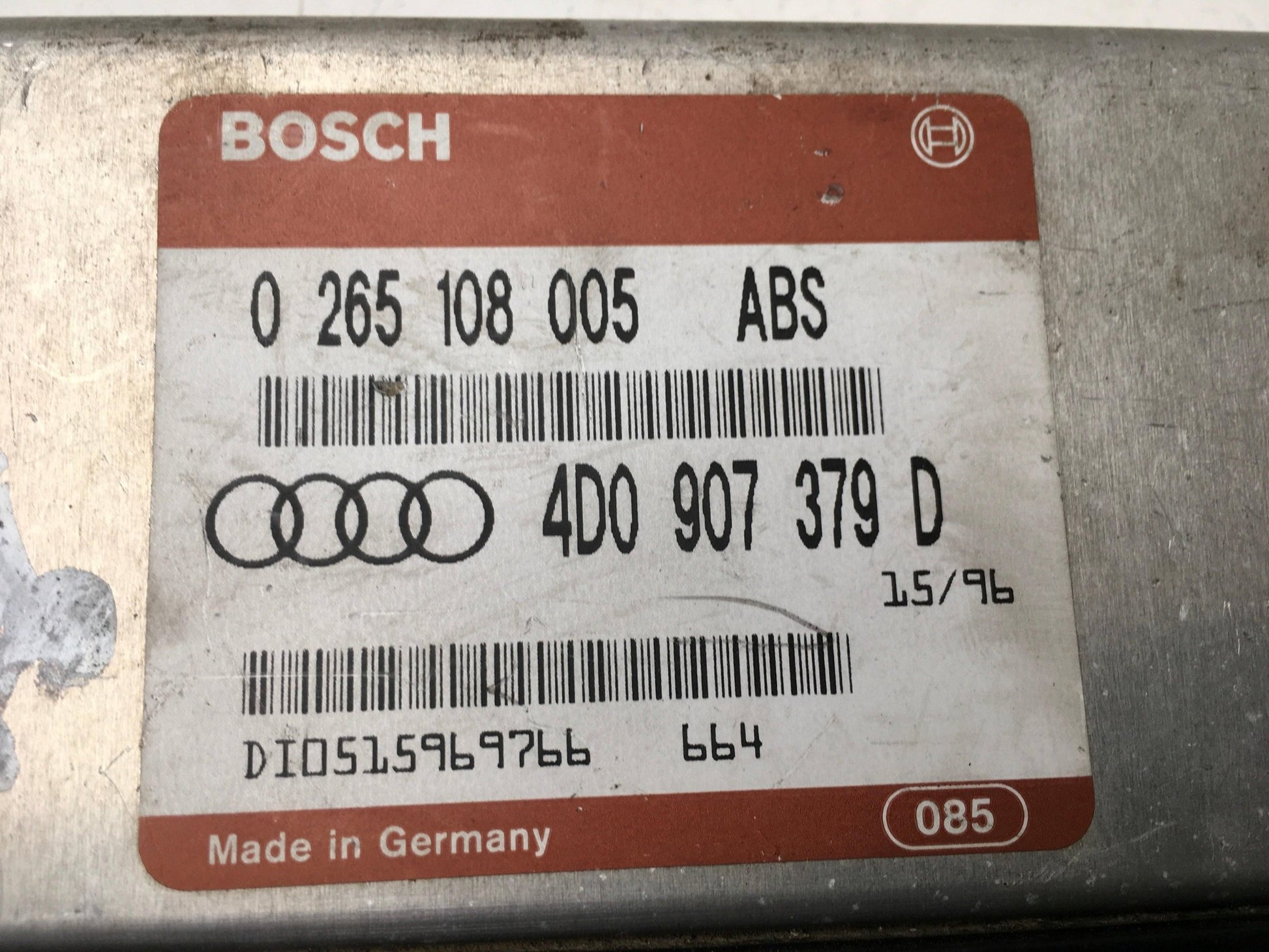 Centralita ABS Audi A4 B5 y A6 C4 - 4D0907379D