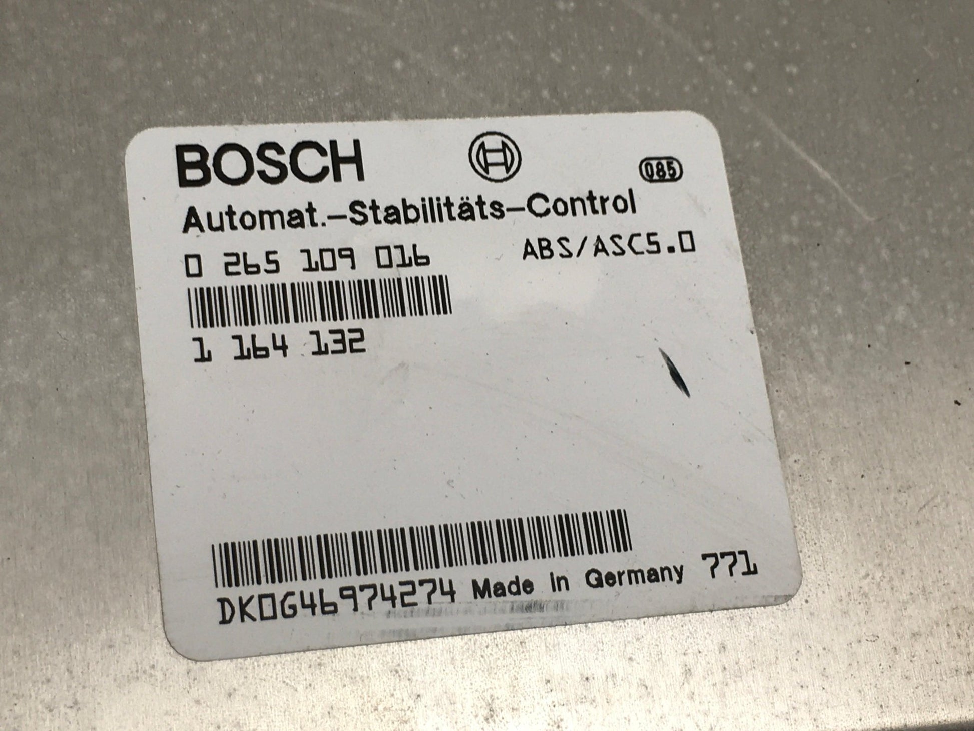 Centralita ABS BMW 0265109016 - 0265109016