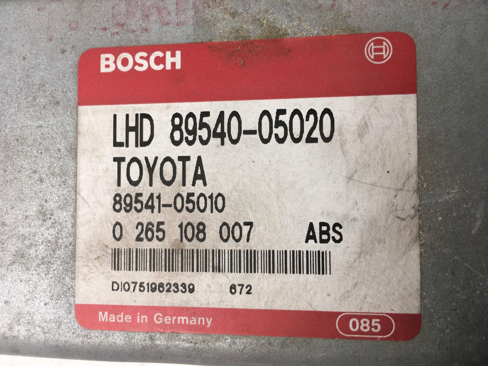 Centralita ABS Toyota Carina T19 - 8954005020