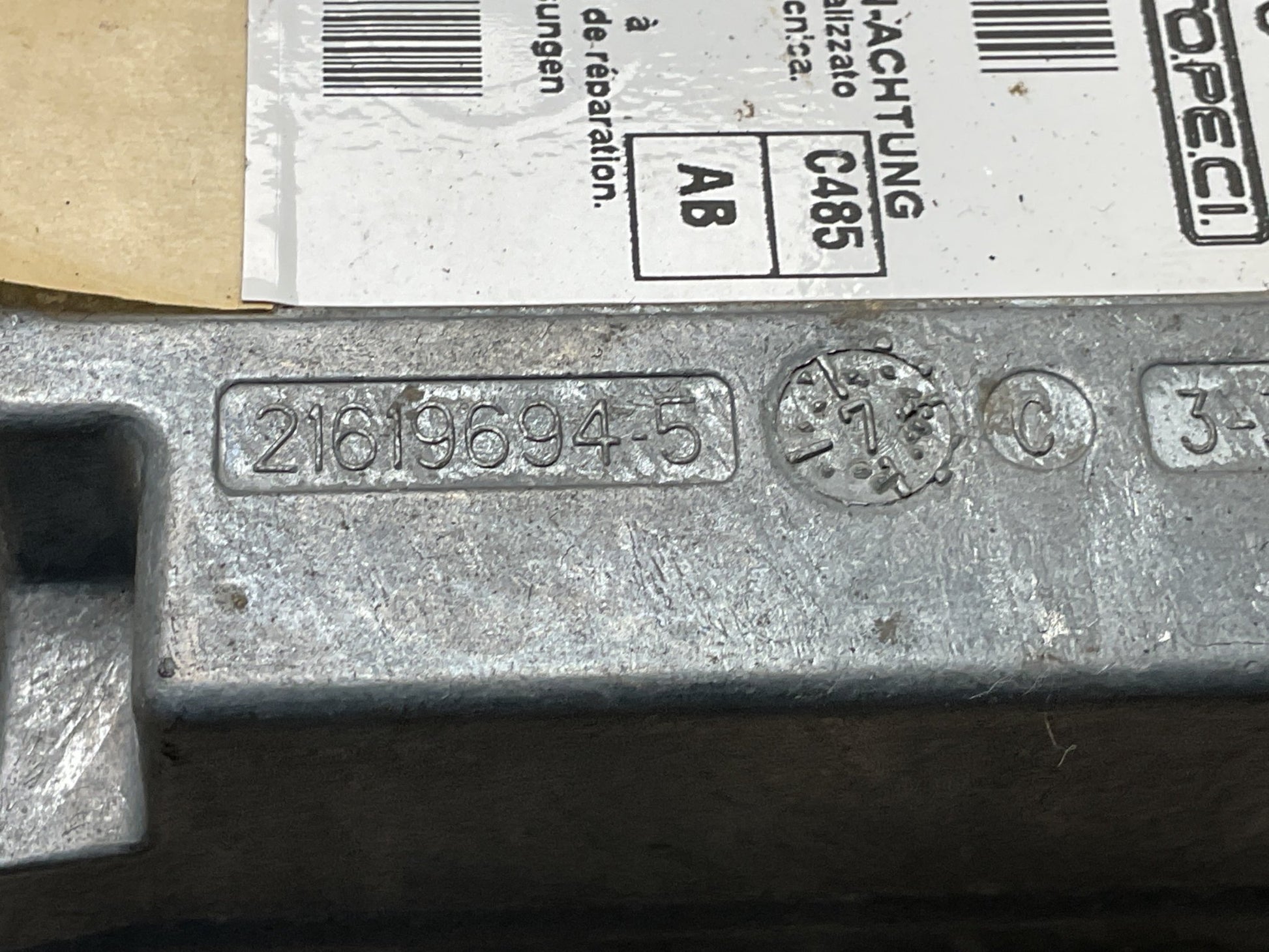 Centralita Airbag Bipper Nemo Fiorino 07 - 23 - 1353560080