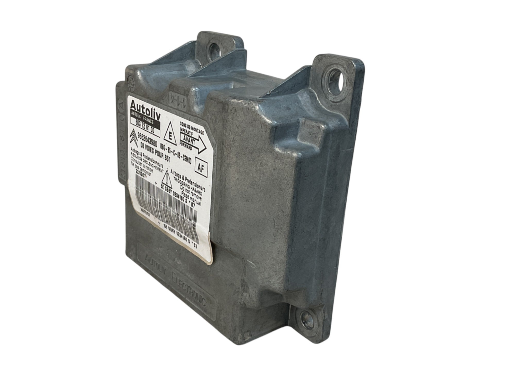 Centralita Airbag Citroen C4 2004 - 2011 - 9662643980