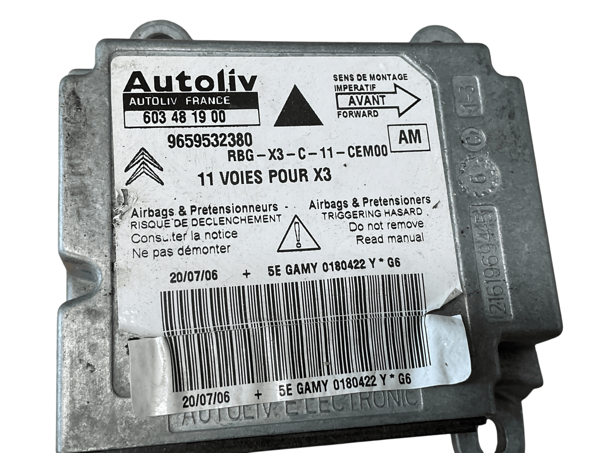 Centralita Airbag Citroen C5 04-08 - 9659532380