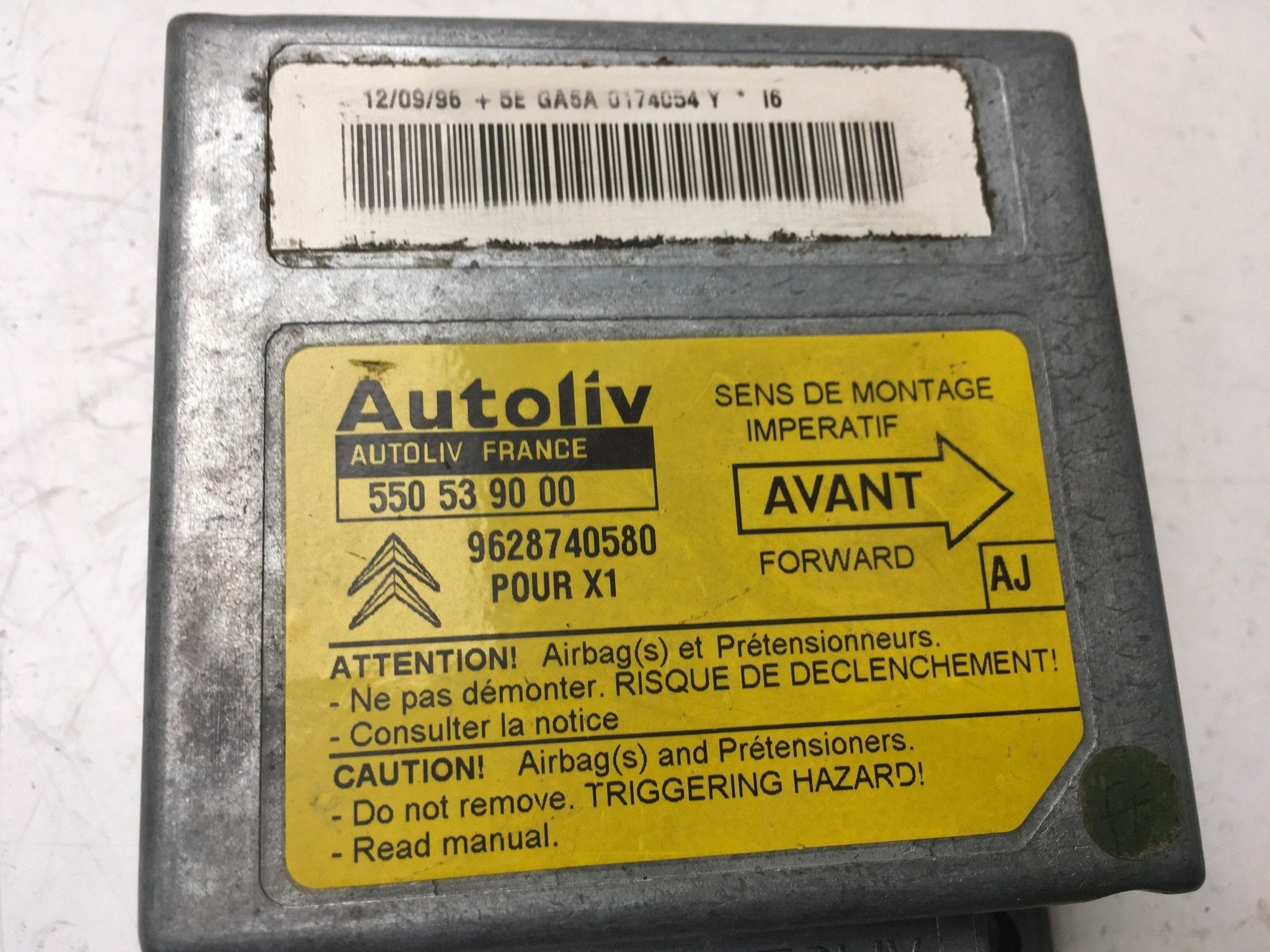 Centralita Airbag Citroen Xantia - 9628740580