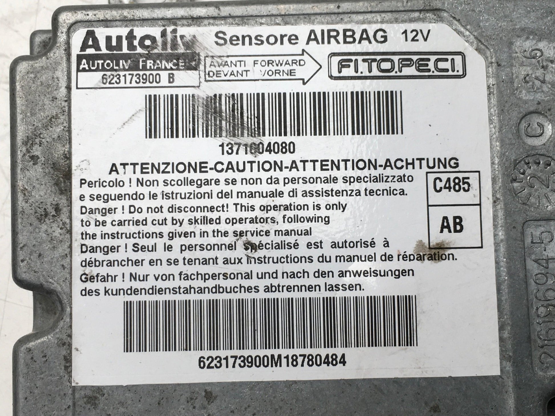 Centralita Airbag Fiorino / Bipper / Nemo - 623173900