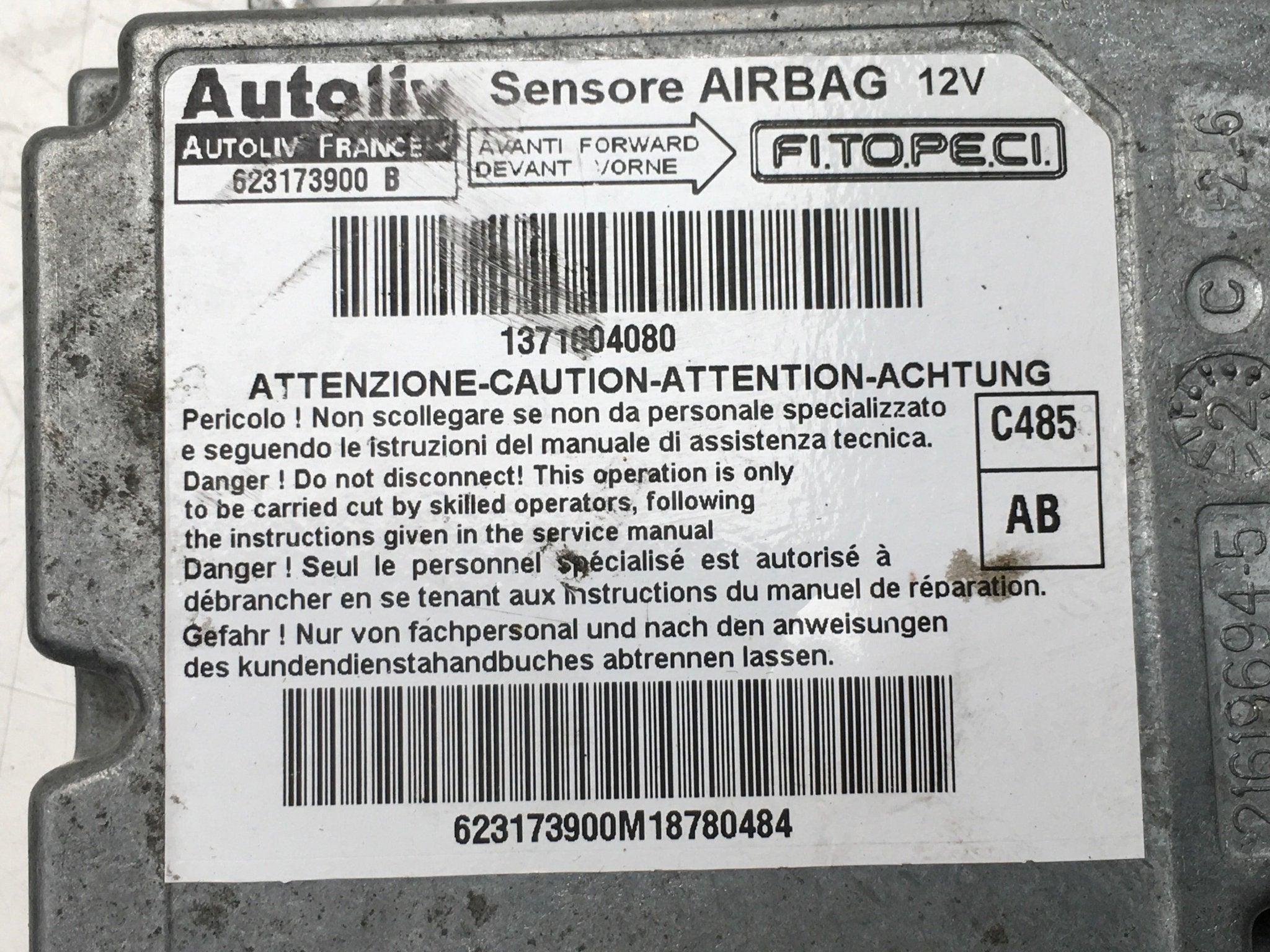 Centralita Airbag Fiorino / Bipper / Nemo - 623173900