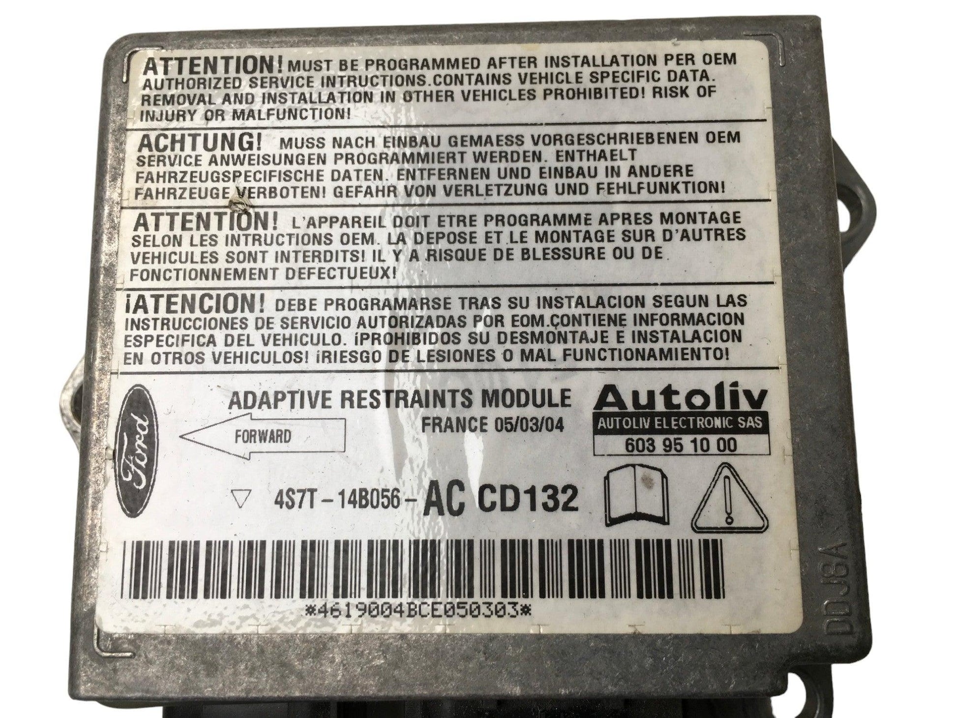 Centralita Airbag Ford Mondeo III - 4S7T14B056AC
