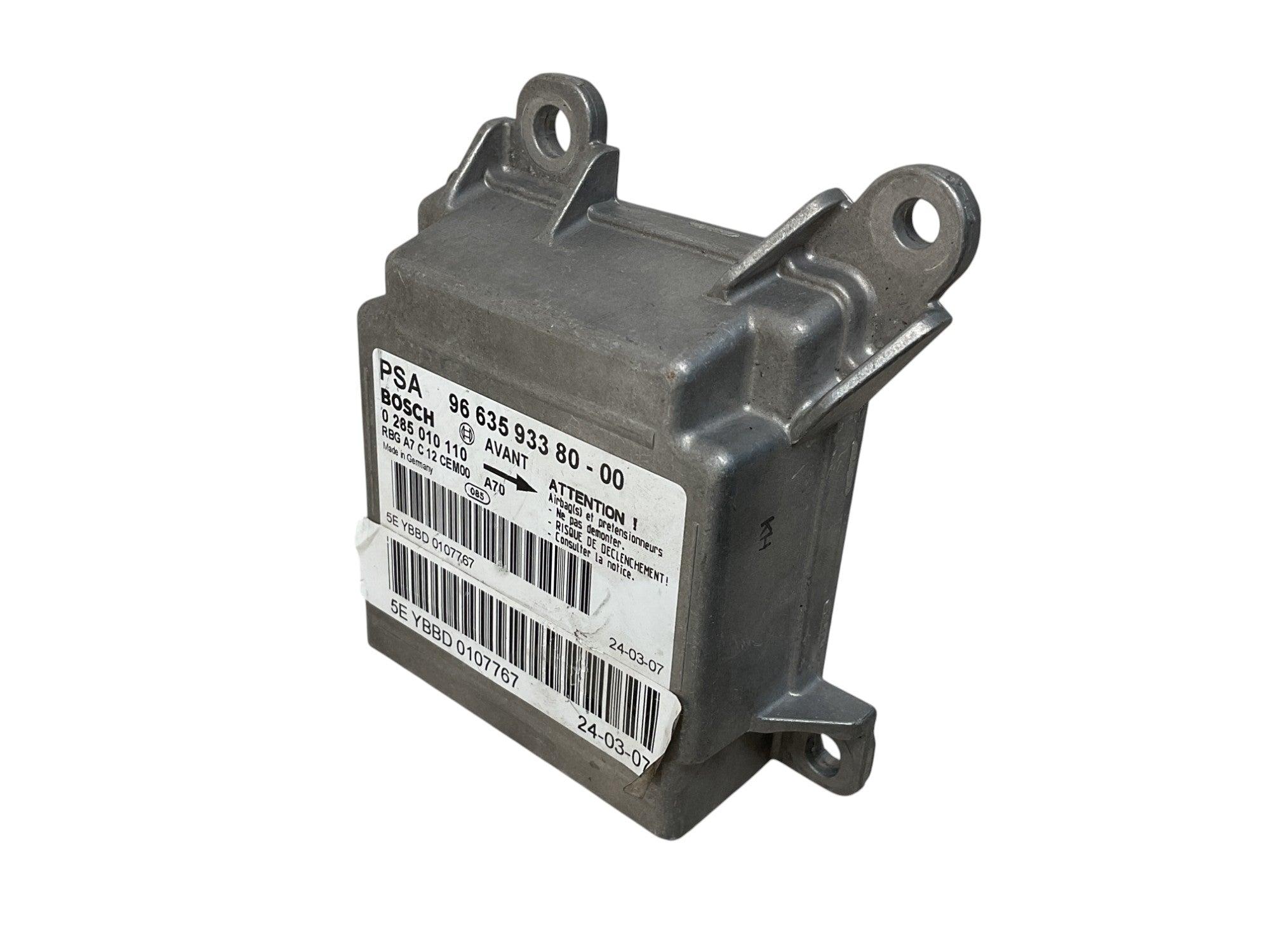 Centralita Airbag Peugeot 207 2006 - 2014 - 9663593380