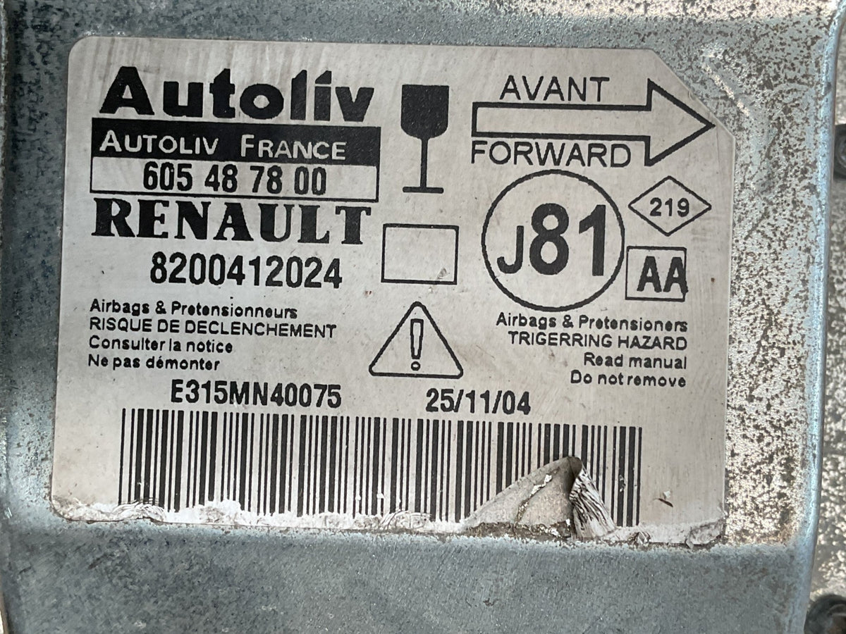 Centralita Airbag Renault Espace 02-14 - 8200412024
