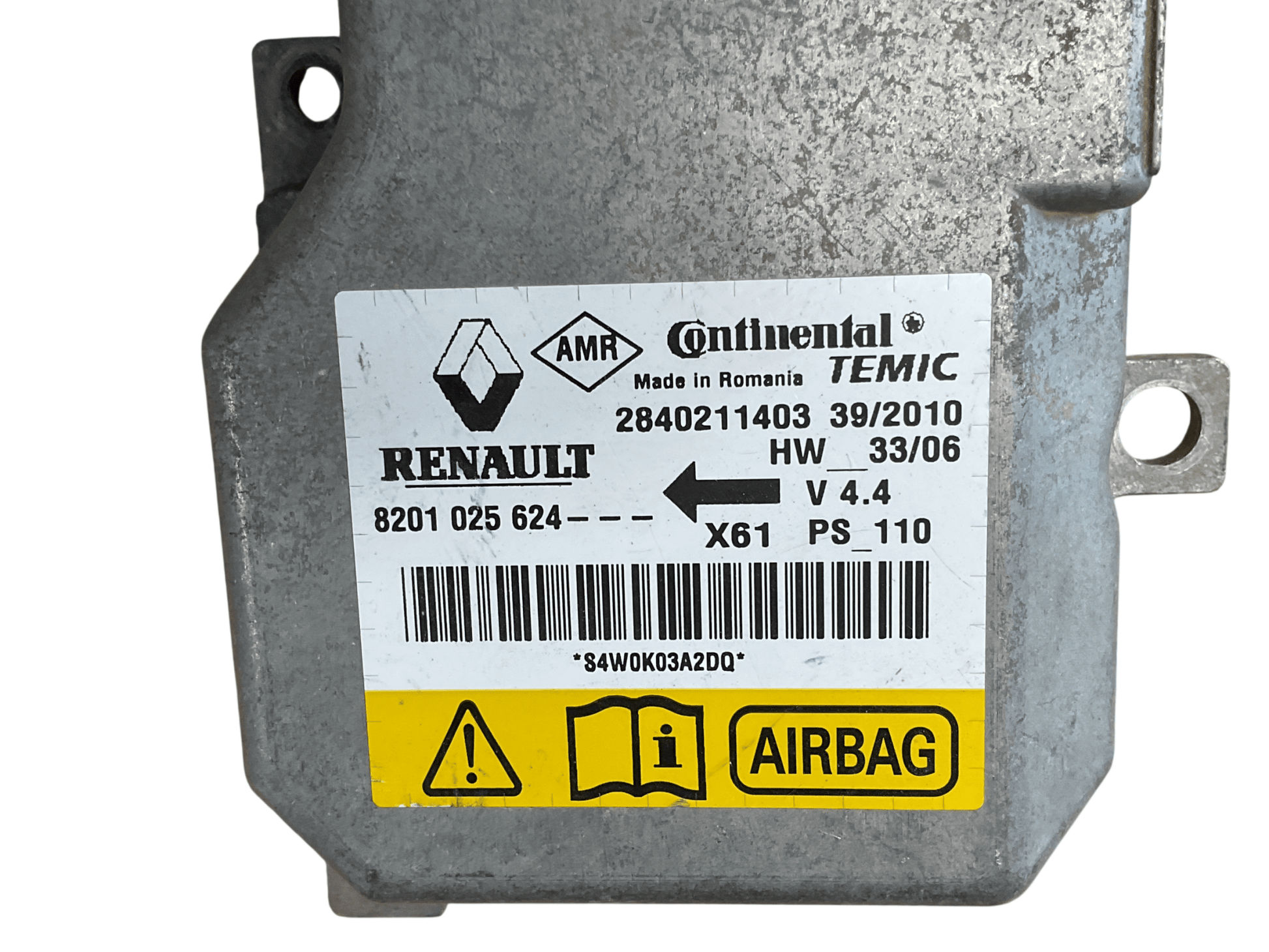 Centralita Airbag Renautl Kangoo 07-13 - 8201025624