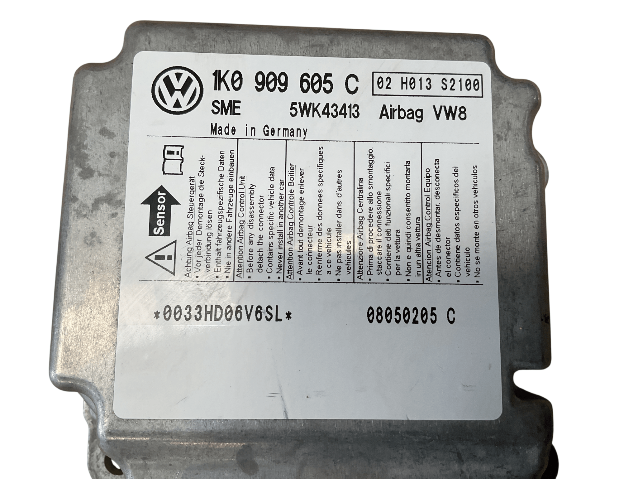 Centralita airbag VW Golf V 04-09 - 1K0909605C