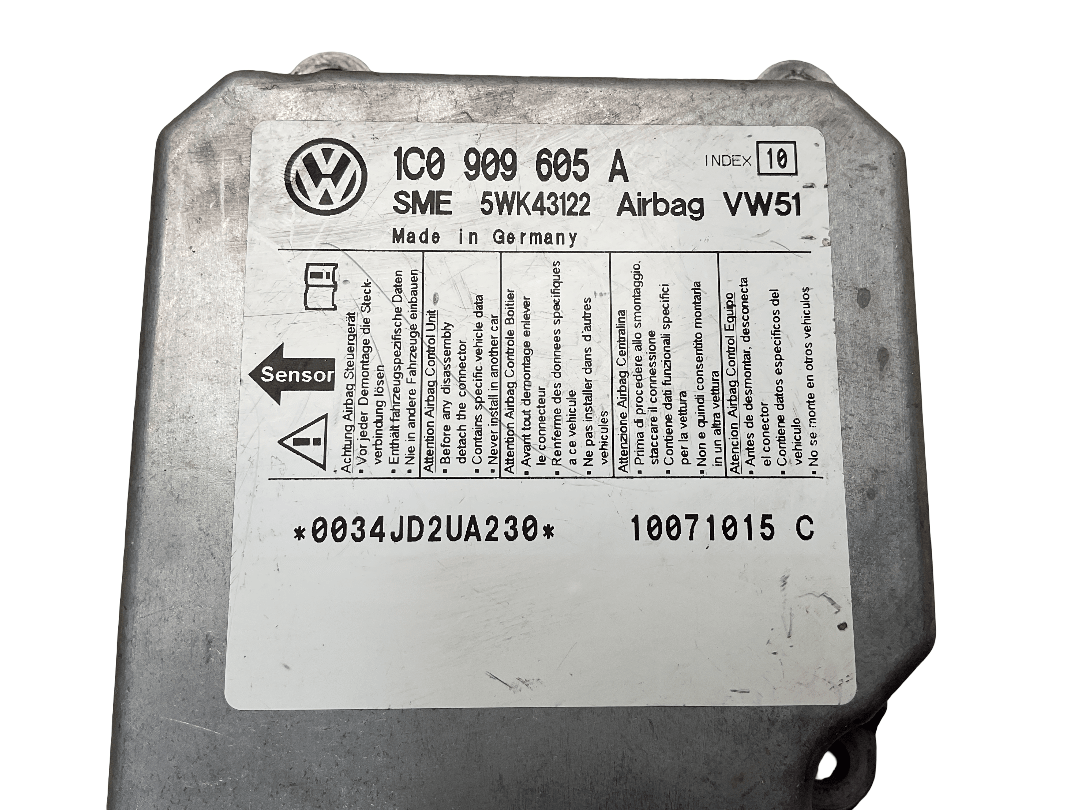 Centralita airbag VW Seat 1C0909605A - 1C0909605A_