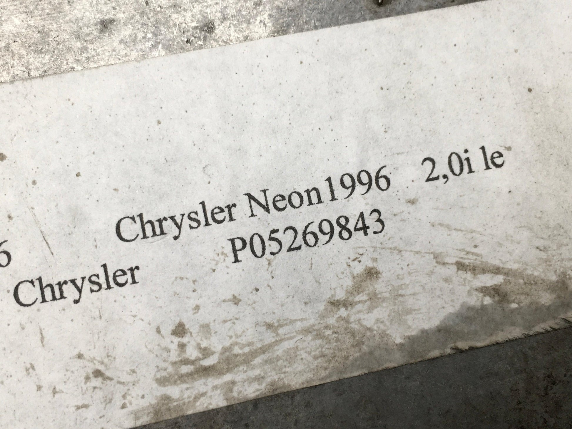 Centralita Chrysler Neon - 04745004