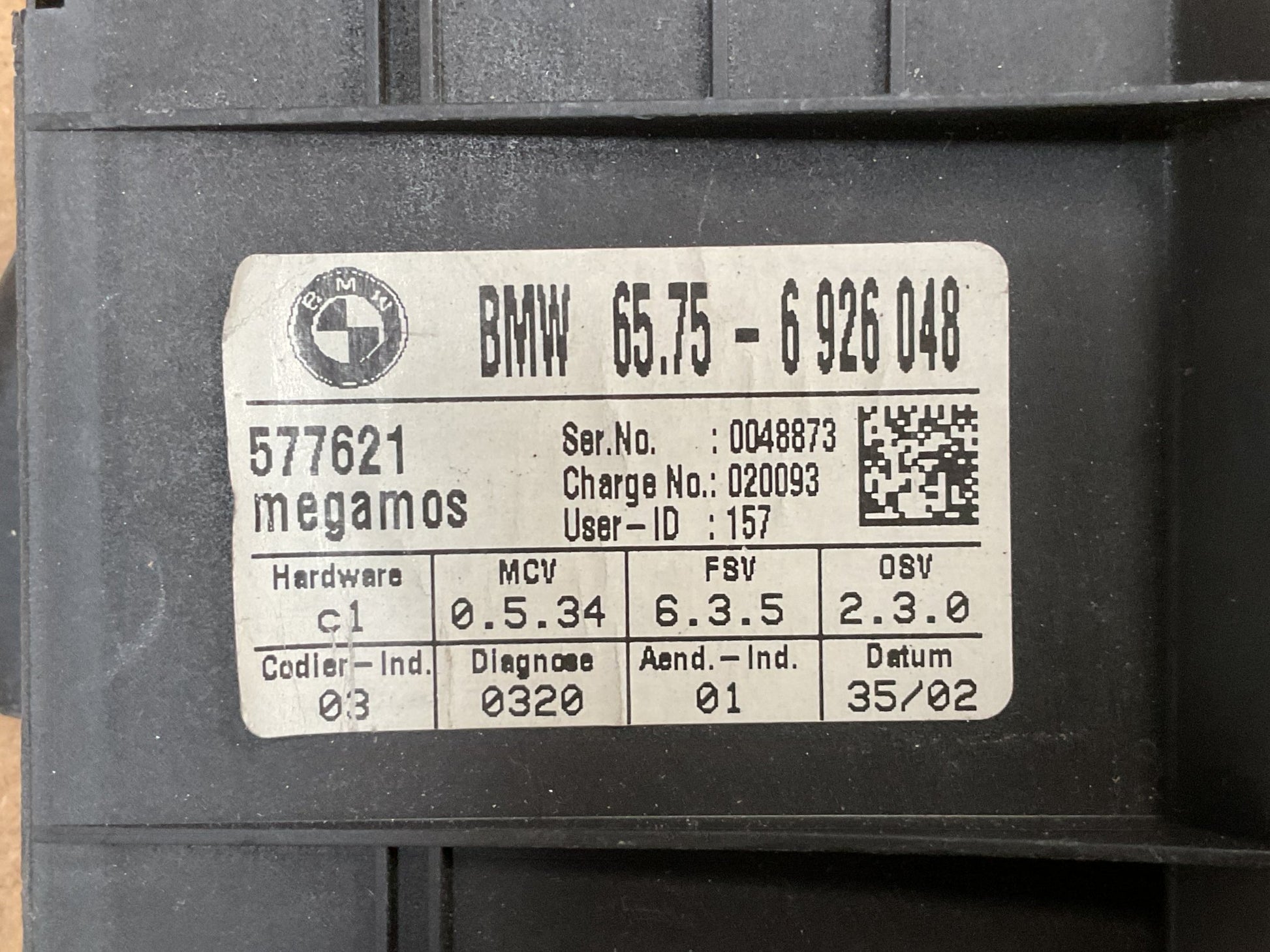 Centralita confort BMW Serie 7 02-08 - 70102035002