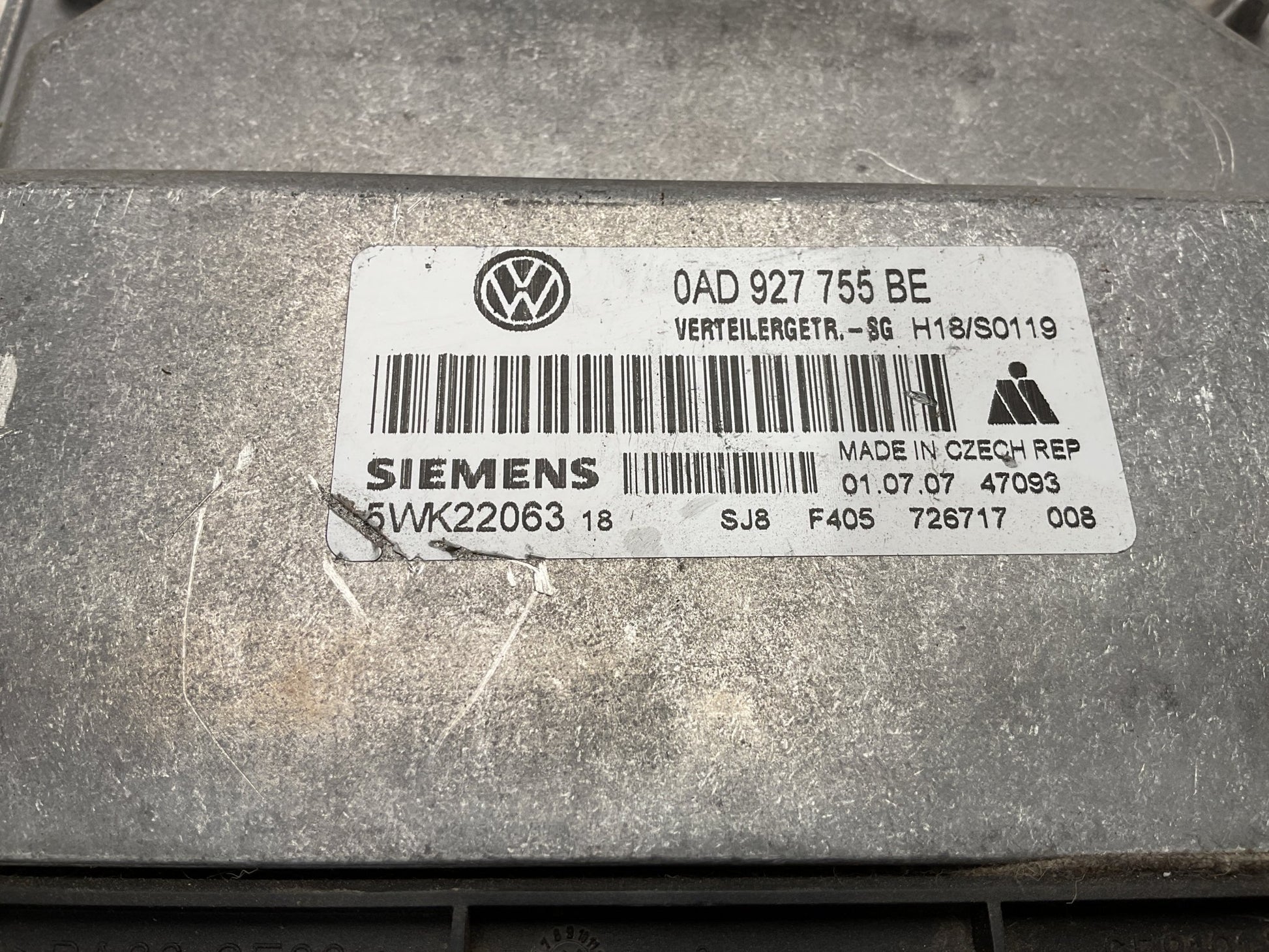 Centralita control caja VW Touareg 03-10