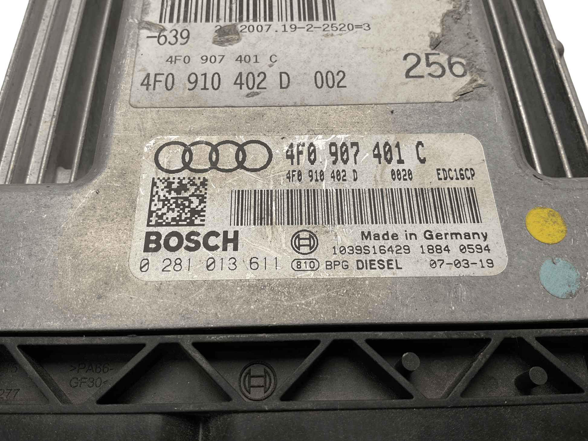 Centralita control eléctrico AUDI 4F0907401C