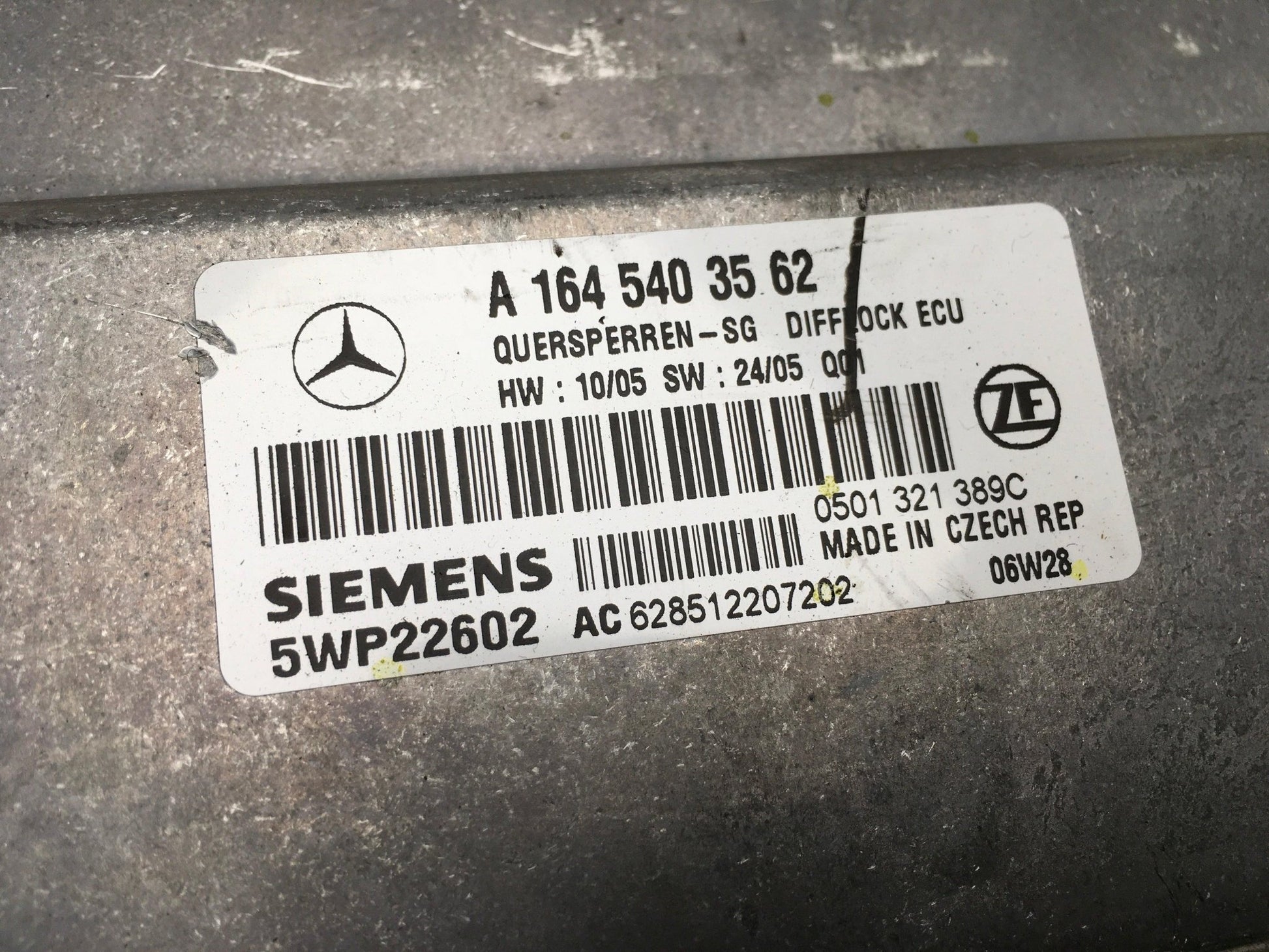 Centralita diferencial Mercedes W164 - A1645403562