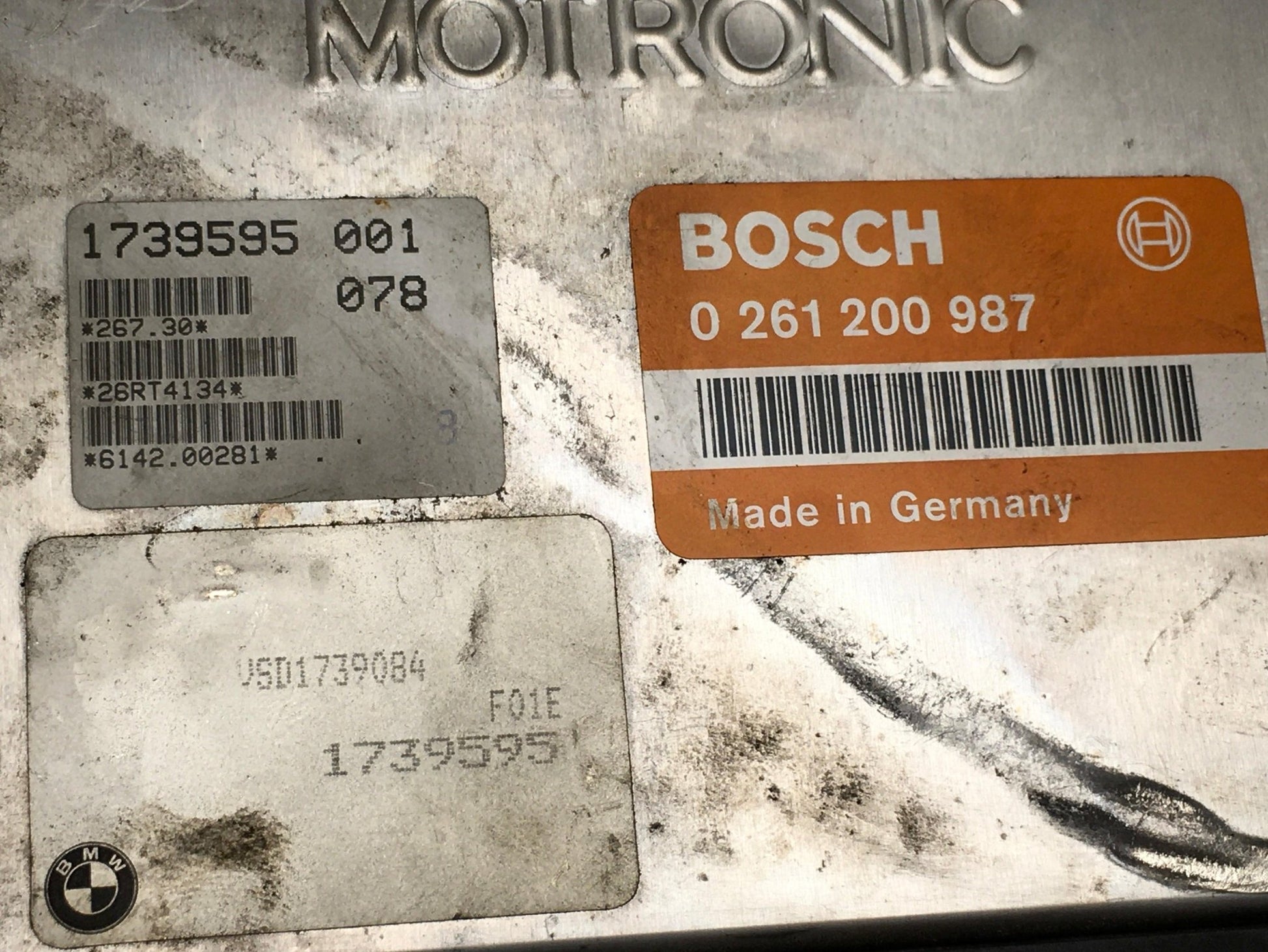 Centralita ECU BMW 1739539 - 0261200987