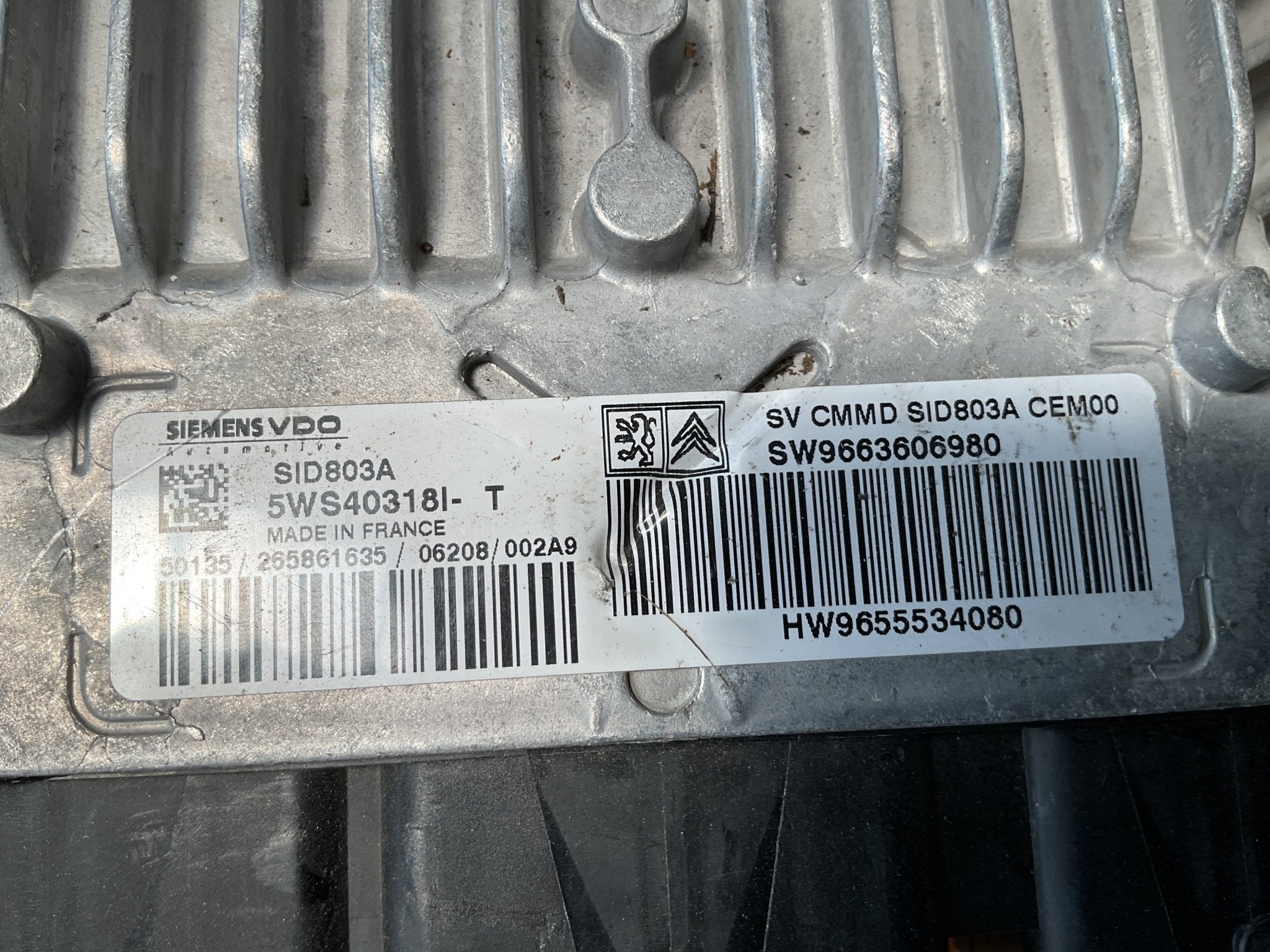 Centralita ECU Citroen C5 04-12 - 9663606980