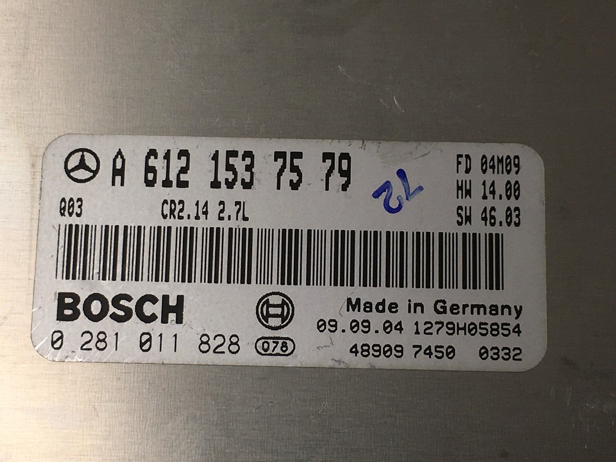 Centralita ECU Mercedes A6121537579 - A6121537579