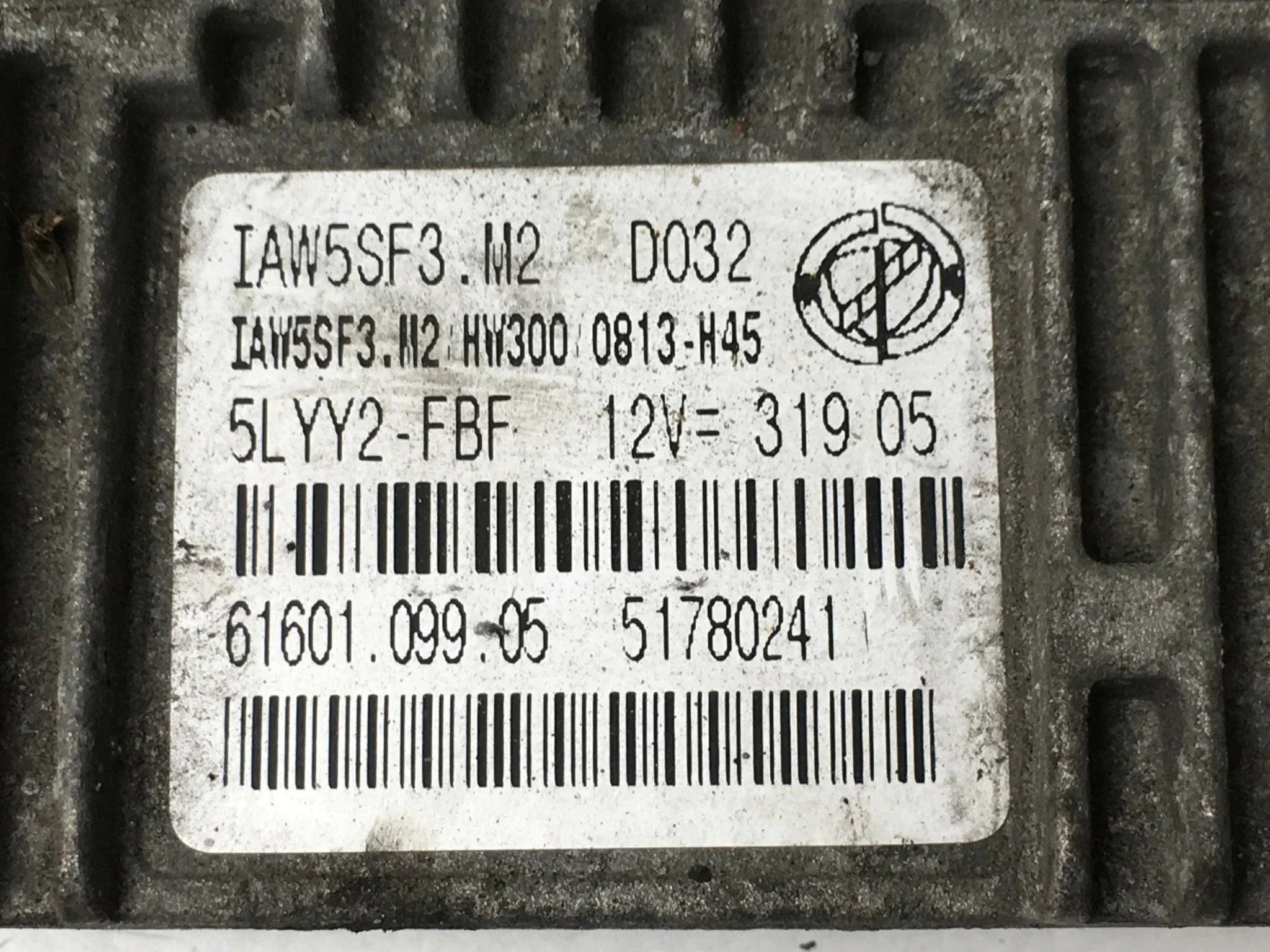 Centralita ECU Motor Fiat 6160109905