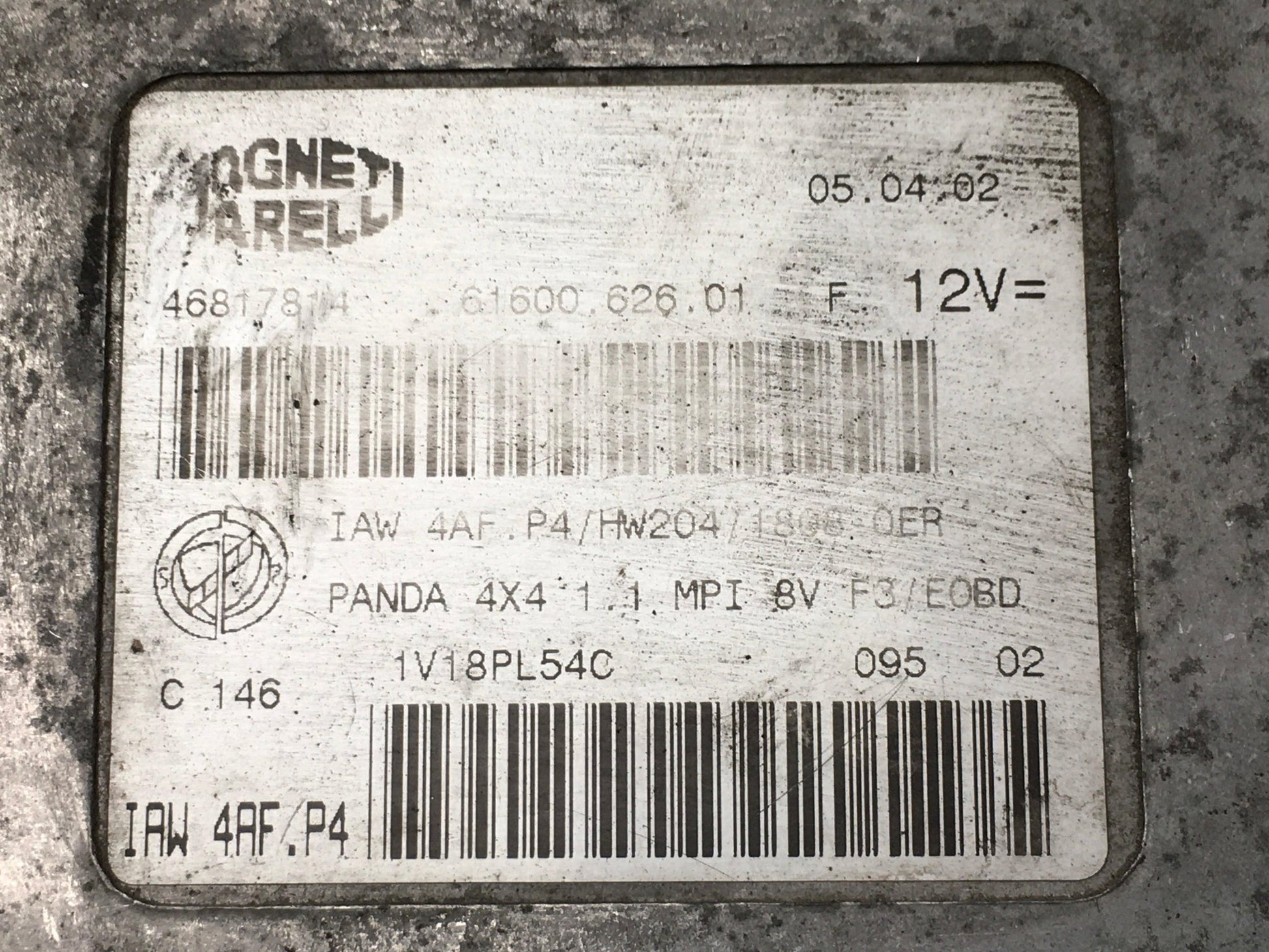 Centralita ECU motor Fiat panda 141 46817814 - 46817814