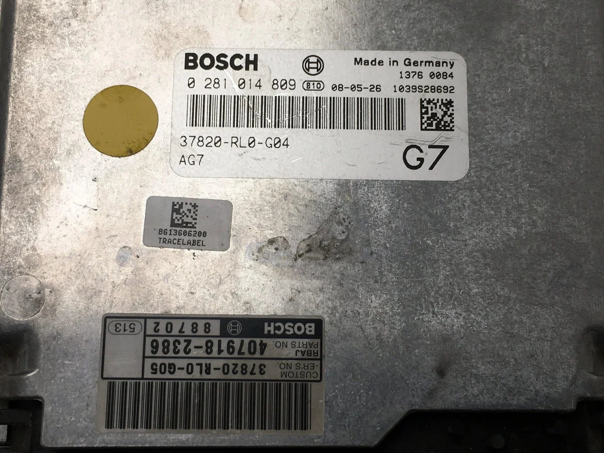 Centralita ECU motor Honda 0281014809