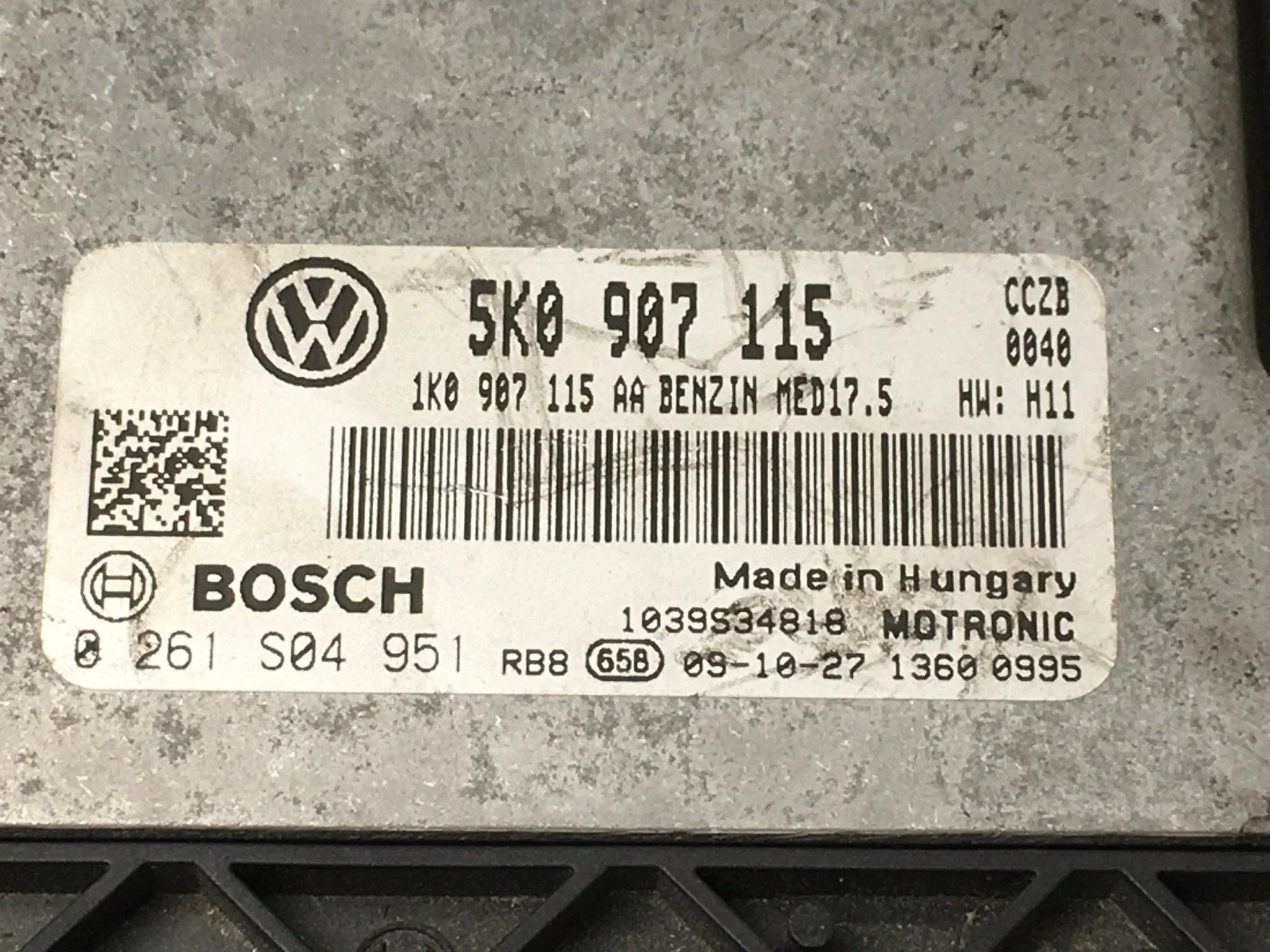 Centralita ECU VW 5K0907115