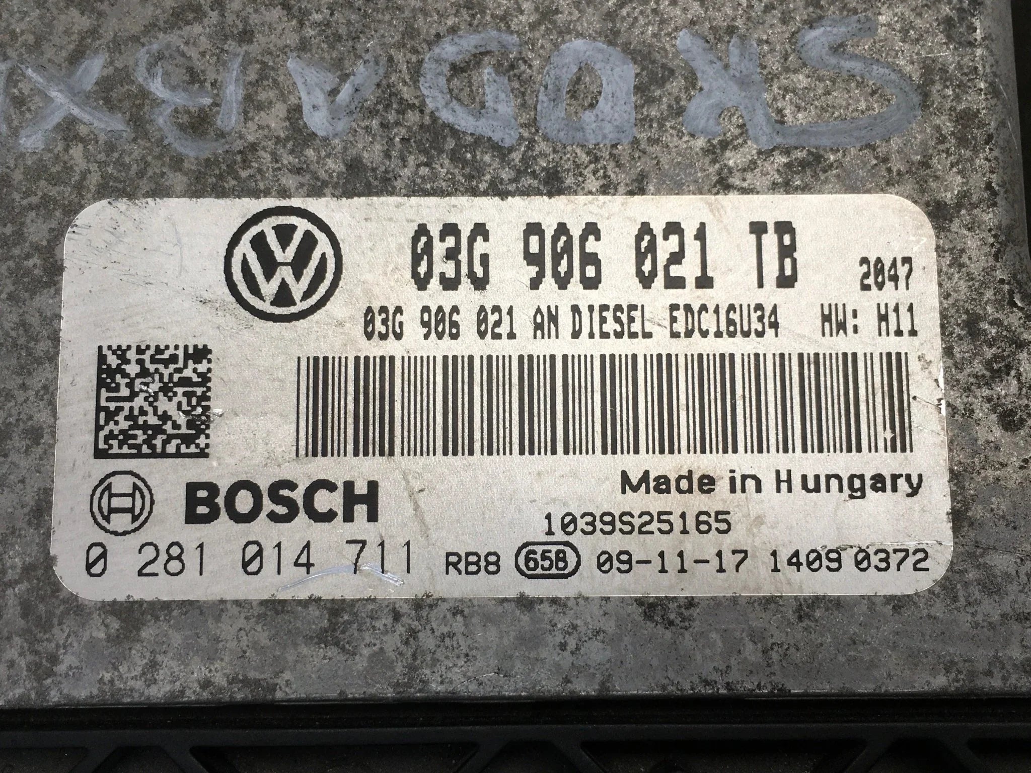 Centralita ECU VW EDC16U34