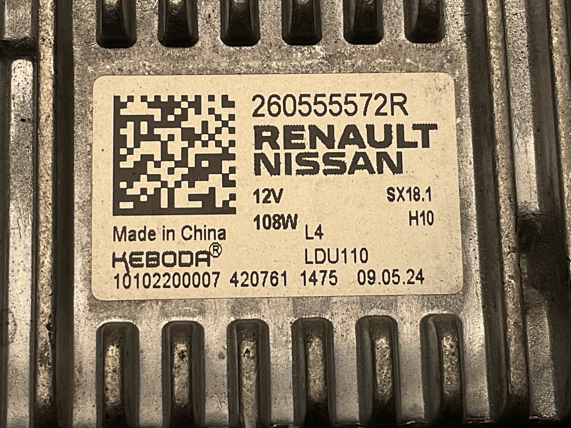 Centralita Faros Renault 260555572R - 260555572R