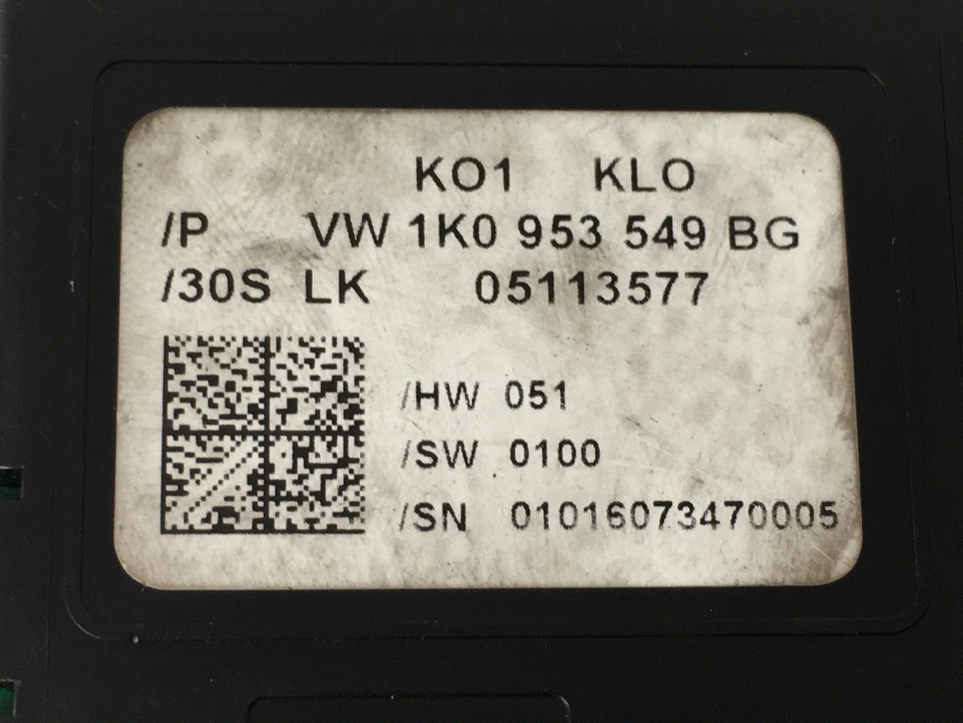 Centralita faros VW 1K0953549BG - 1K0953549BG