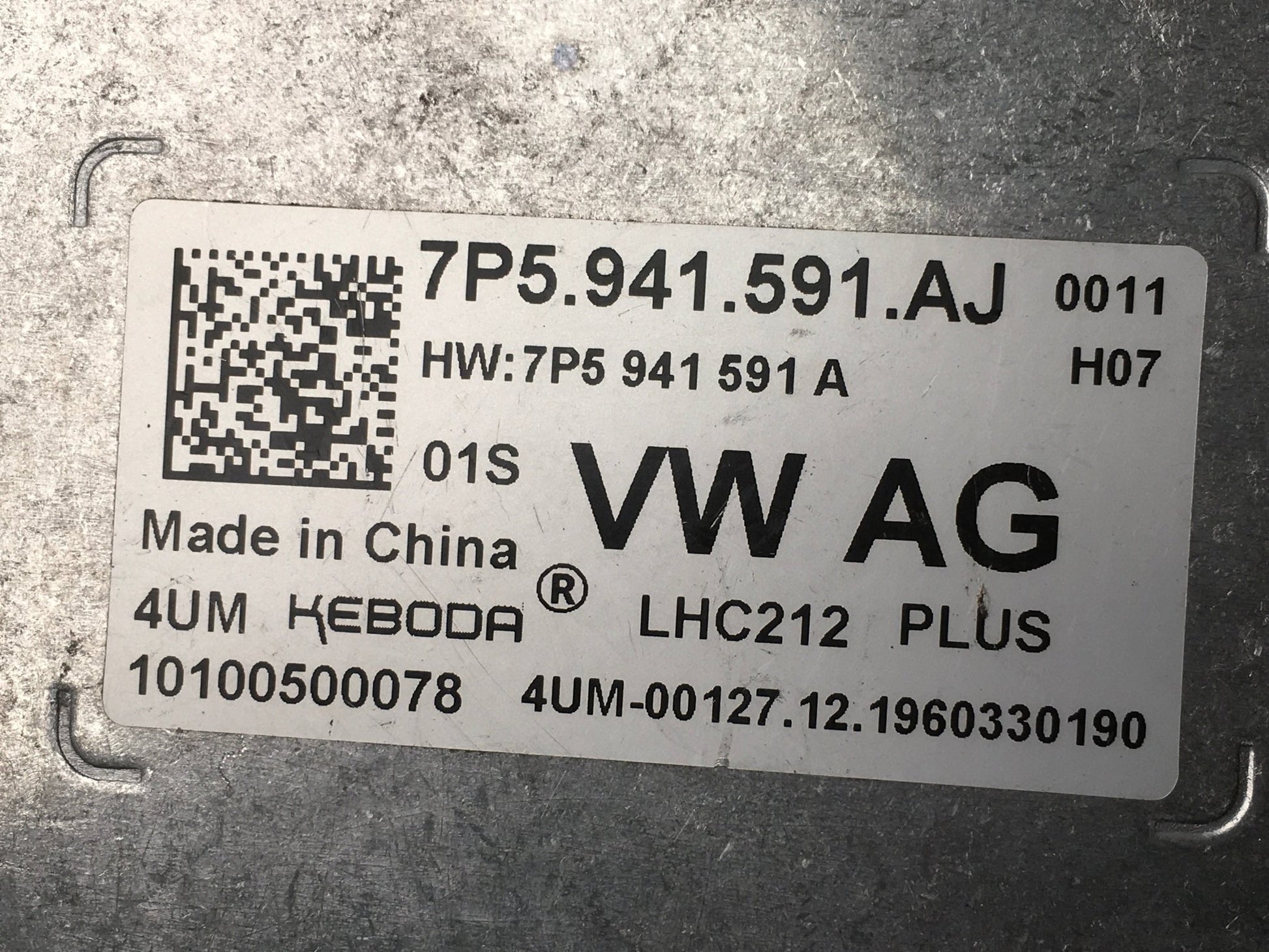 Centralita Faros VW 7P5941591AJ - 7P5941591AJ