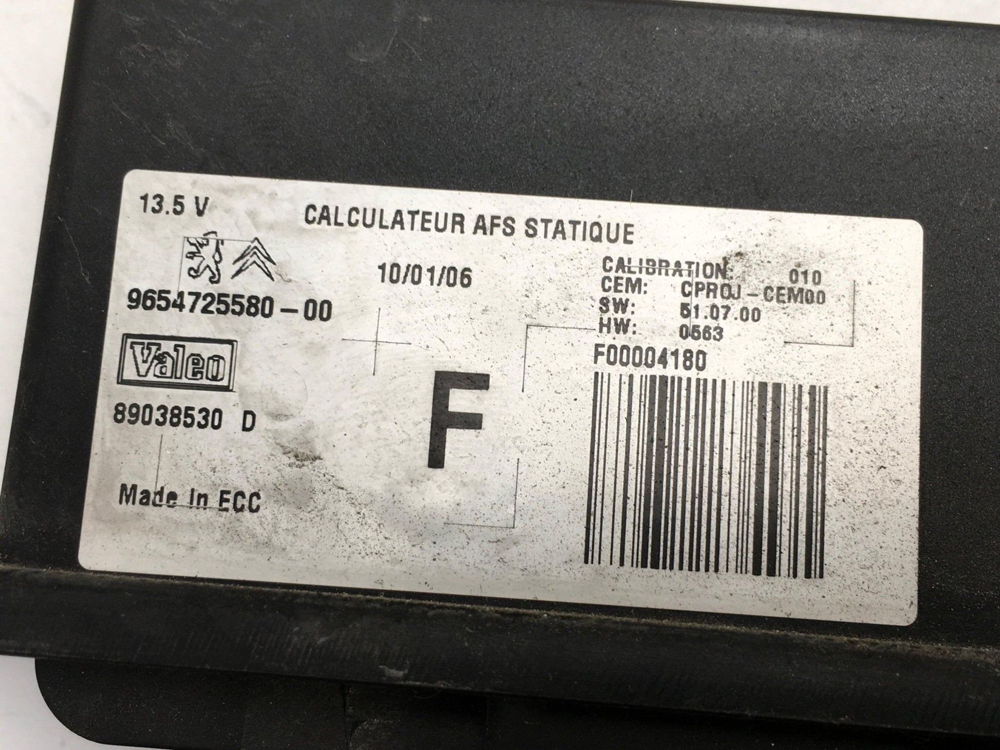 Centralita Luces Peugeot 9654725580 - 9654725580