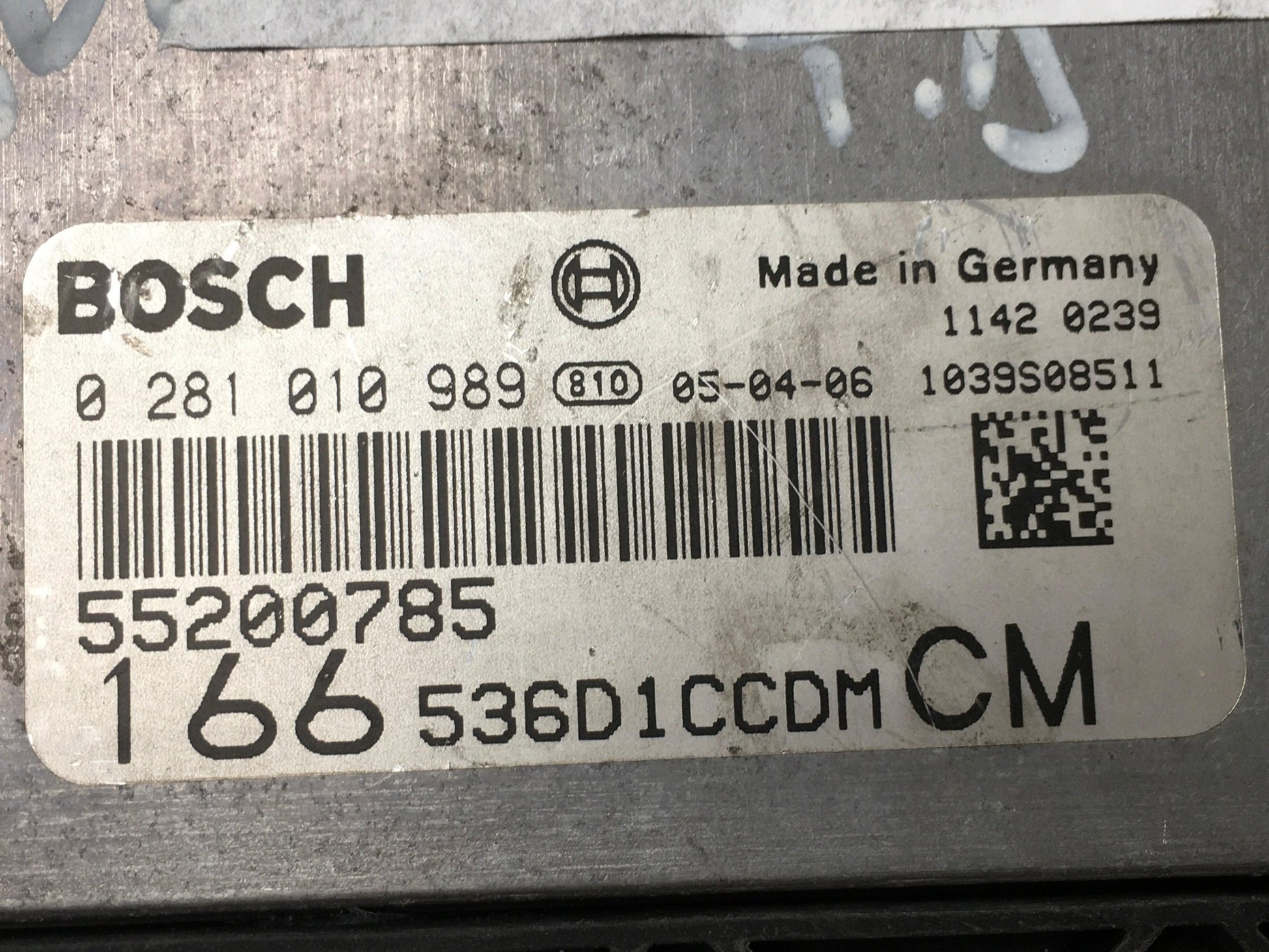 Centralita motor Alfa Romeo 166 - 0281010989
