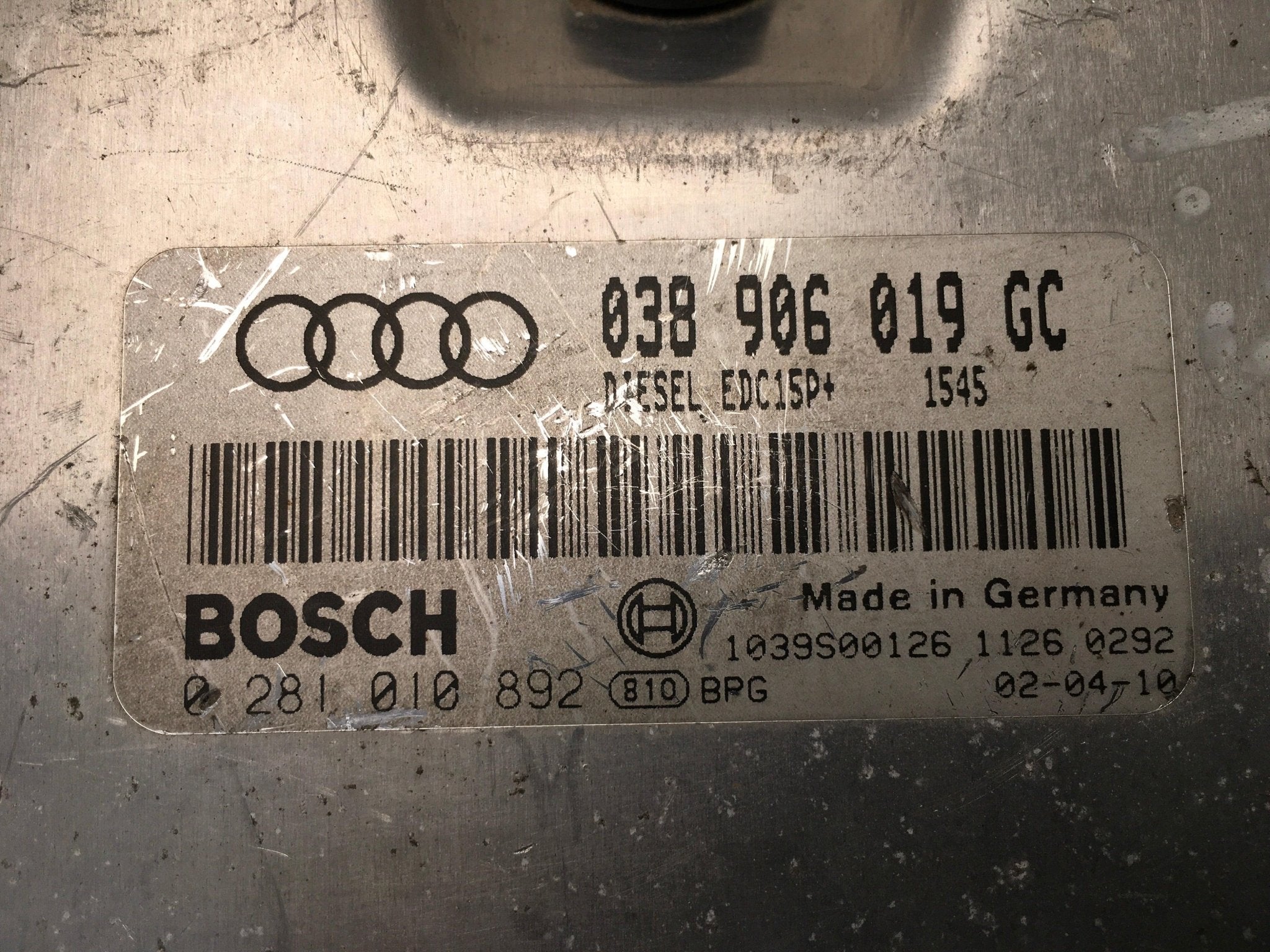 Centralita Motor Audi A3 8L - 038906019GC