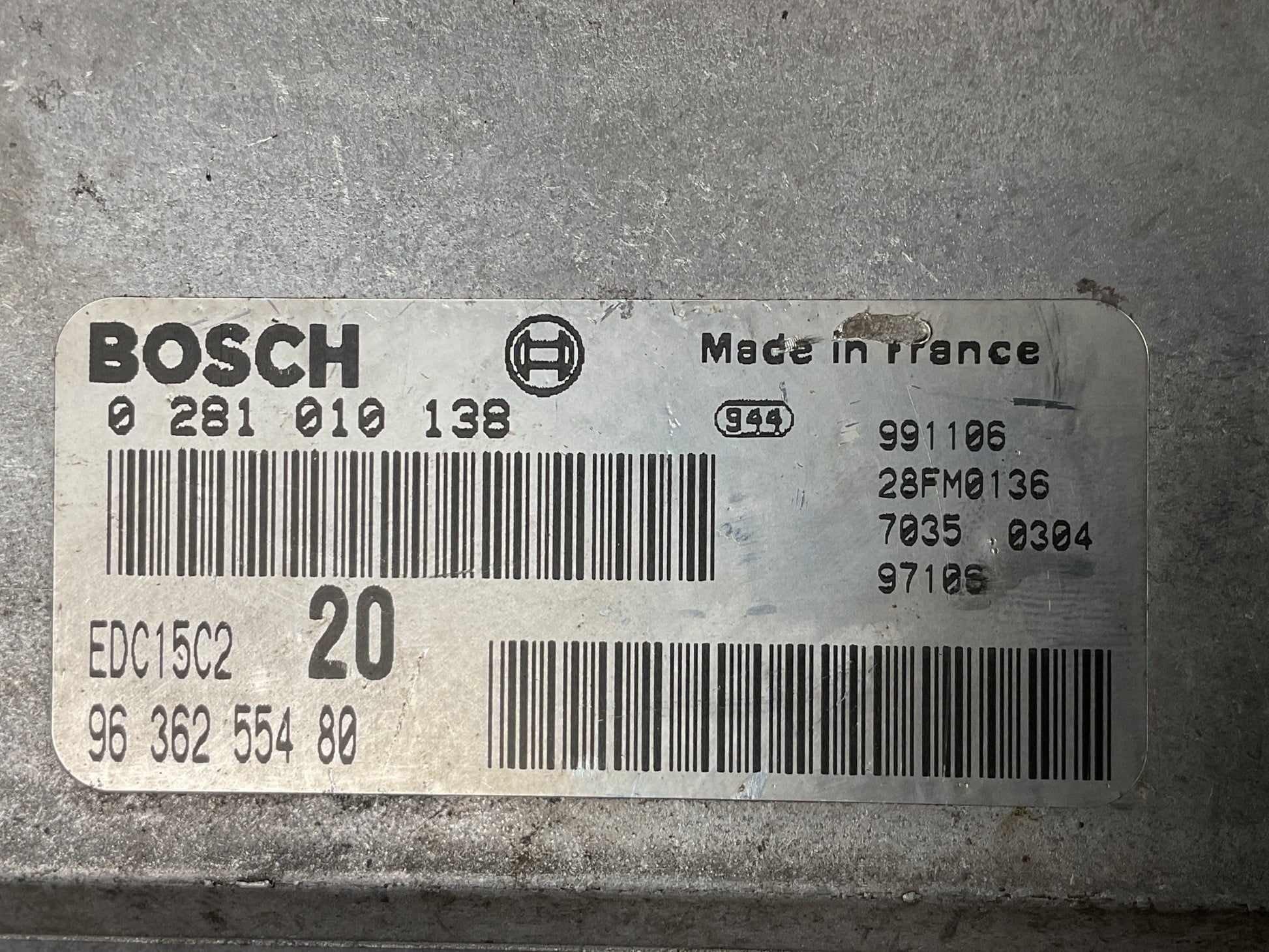 Centralita Motor Berlingo Partner 2002 - 2011 - 9636255480