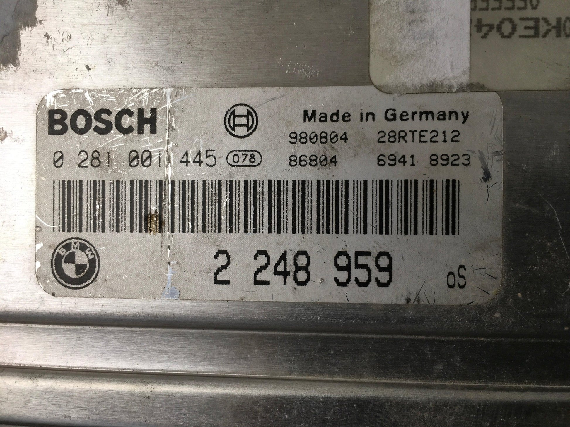 Centralita Motor BMW 3 E46 - 2248959