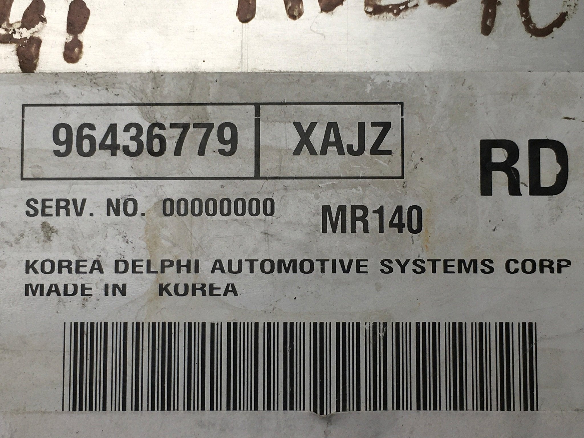 Centralita Motor Chevrolet Aveo I - 96436779