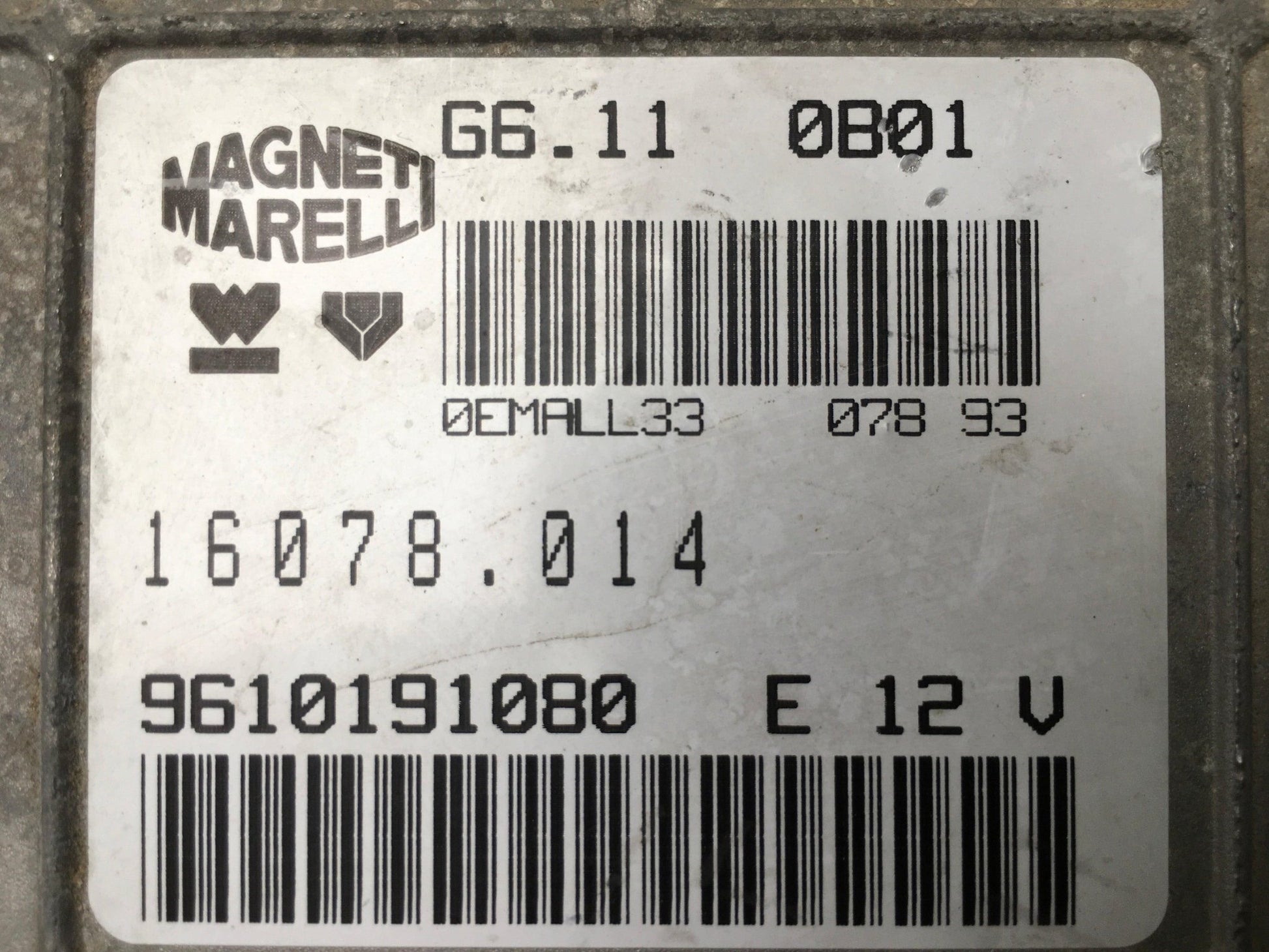 Centralita Motor Citroen AX - 9610191080