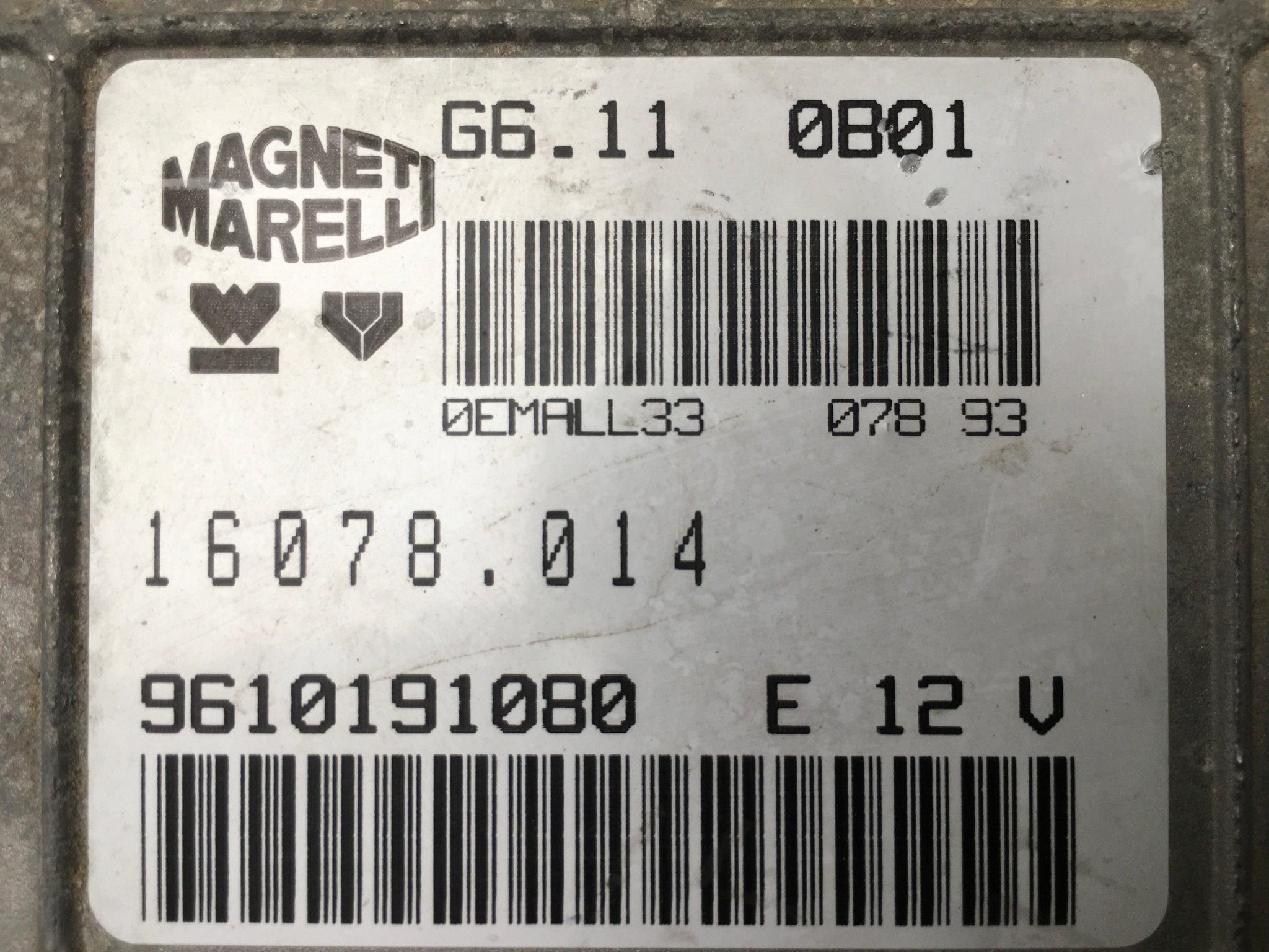 Centralita Motor Citroen AX - 9610191080