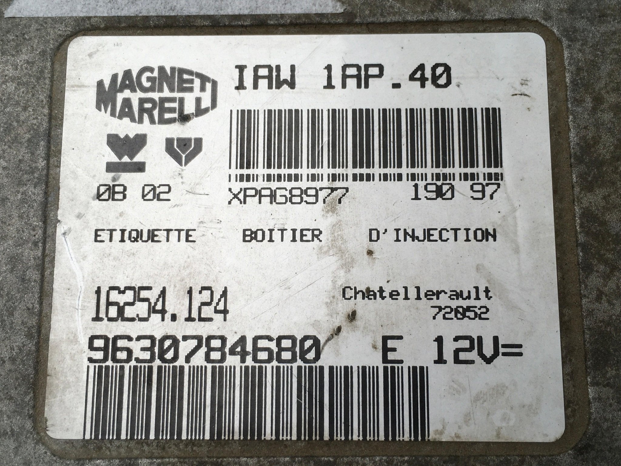 Centralita Motor Citroen Saxo - 9630784680