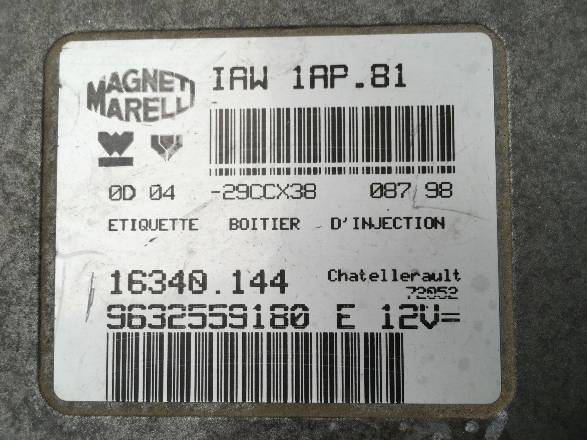 Centralita Motor Citroen Saxo - 9632559180