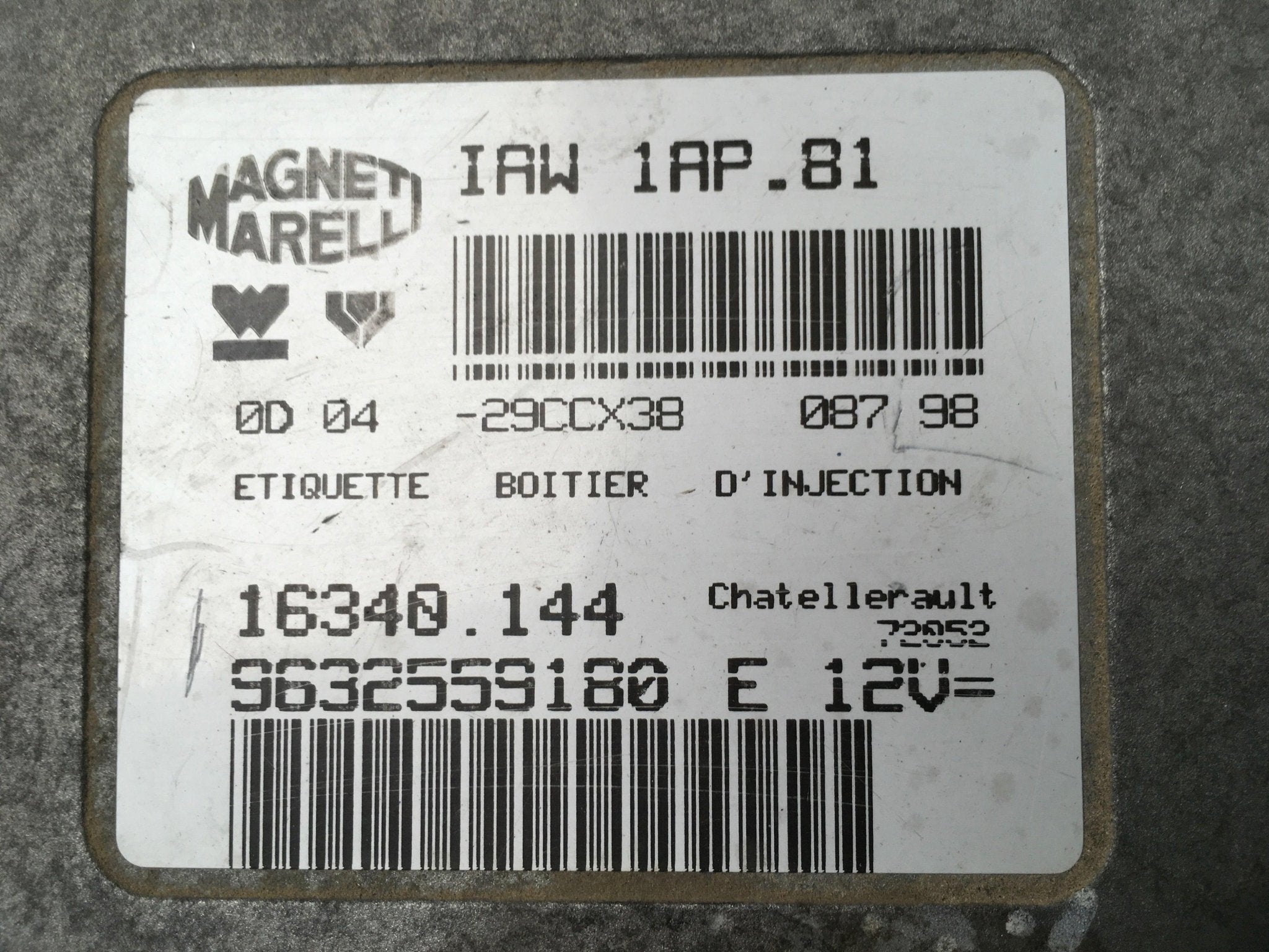 Centralita Motor Citroen Saxo - 9632559180
