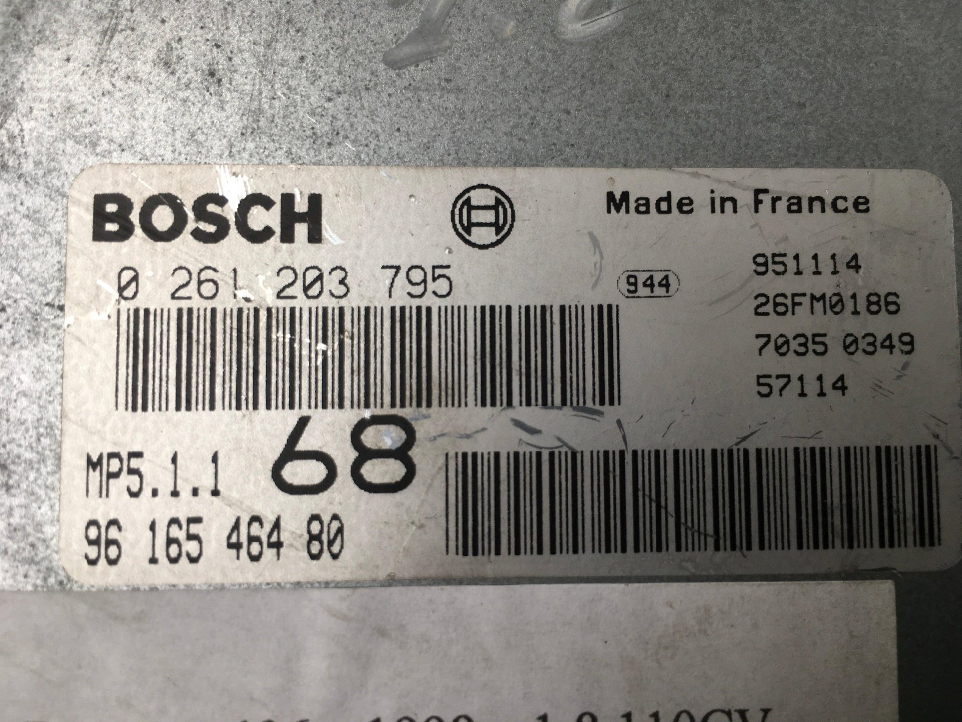 Centralita Motor Citroen Xantia - 9616546480