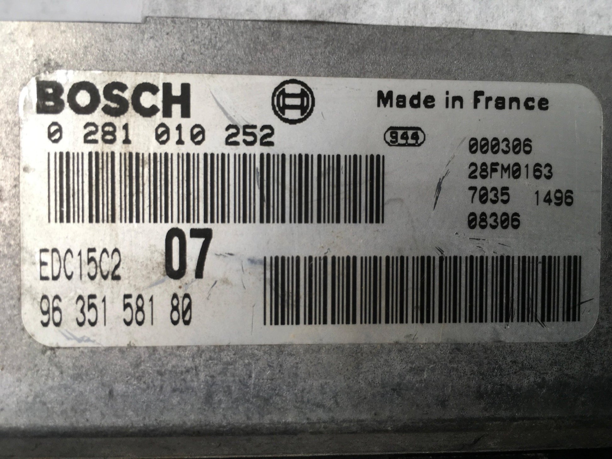 Centralita Motor Citroen Xantia - 9635158180