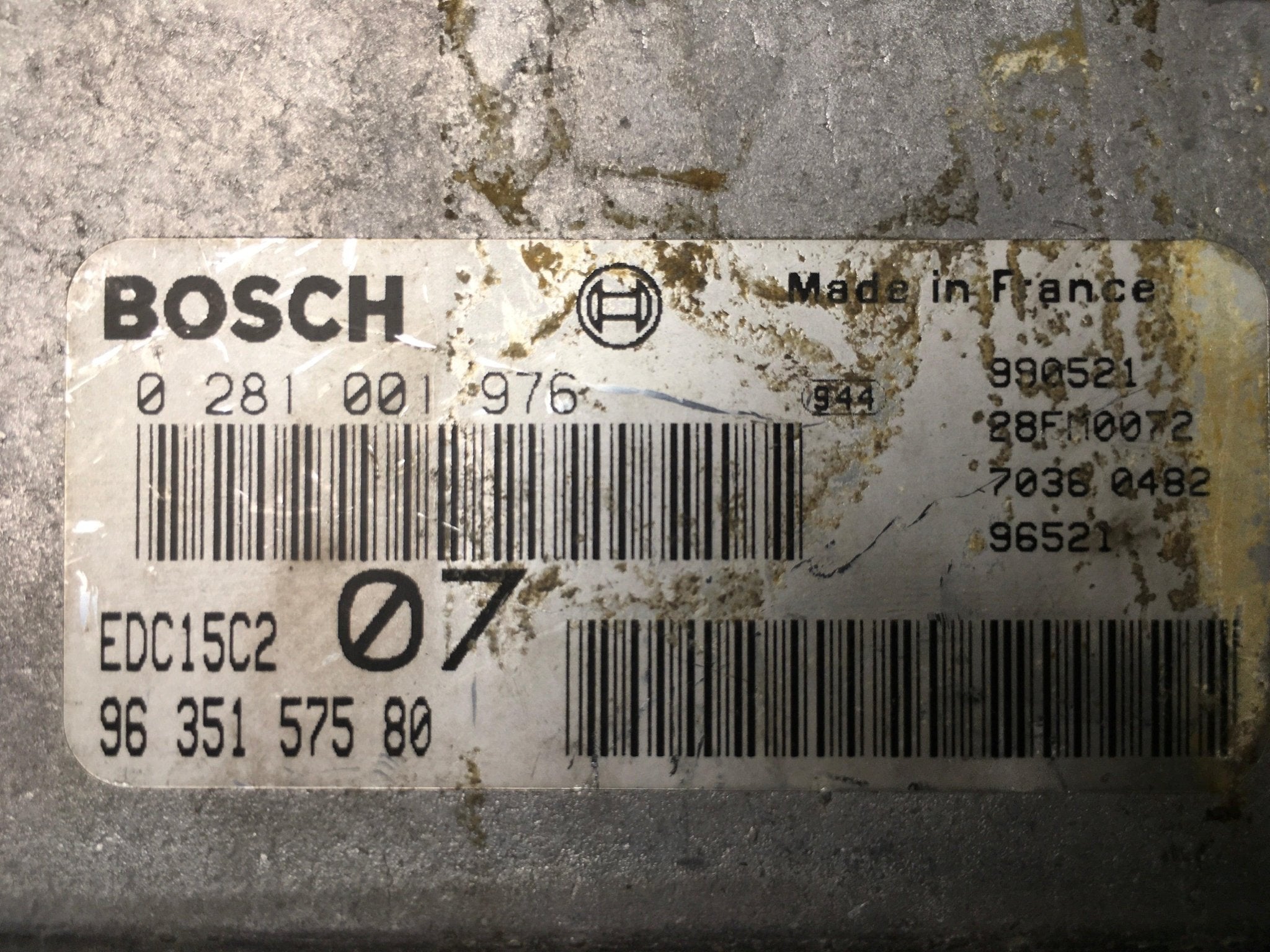 Centralita Motor Citroen Xsara - 0281001976