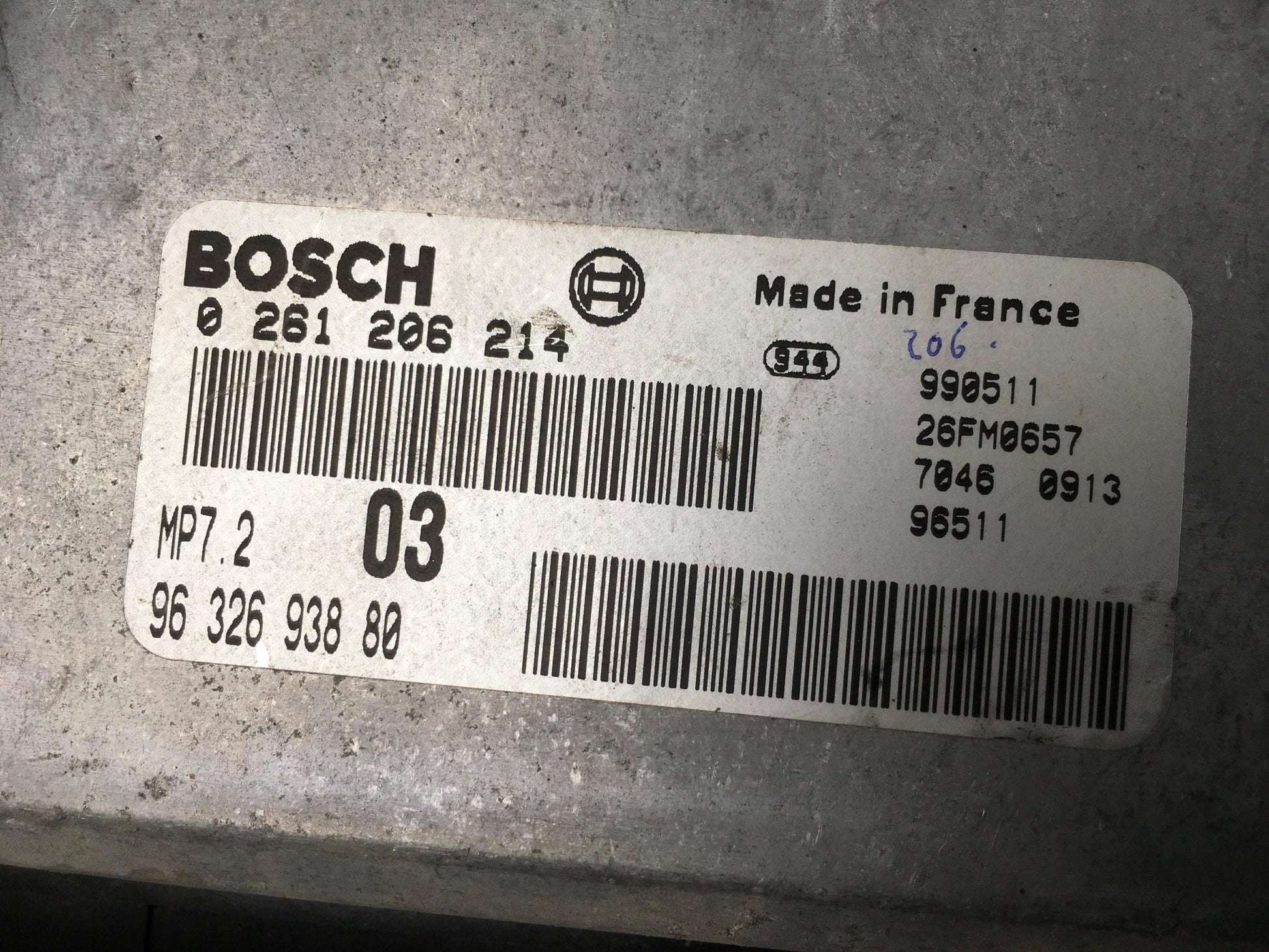 Centralita Motor Citroen Xsara - 9632693880