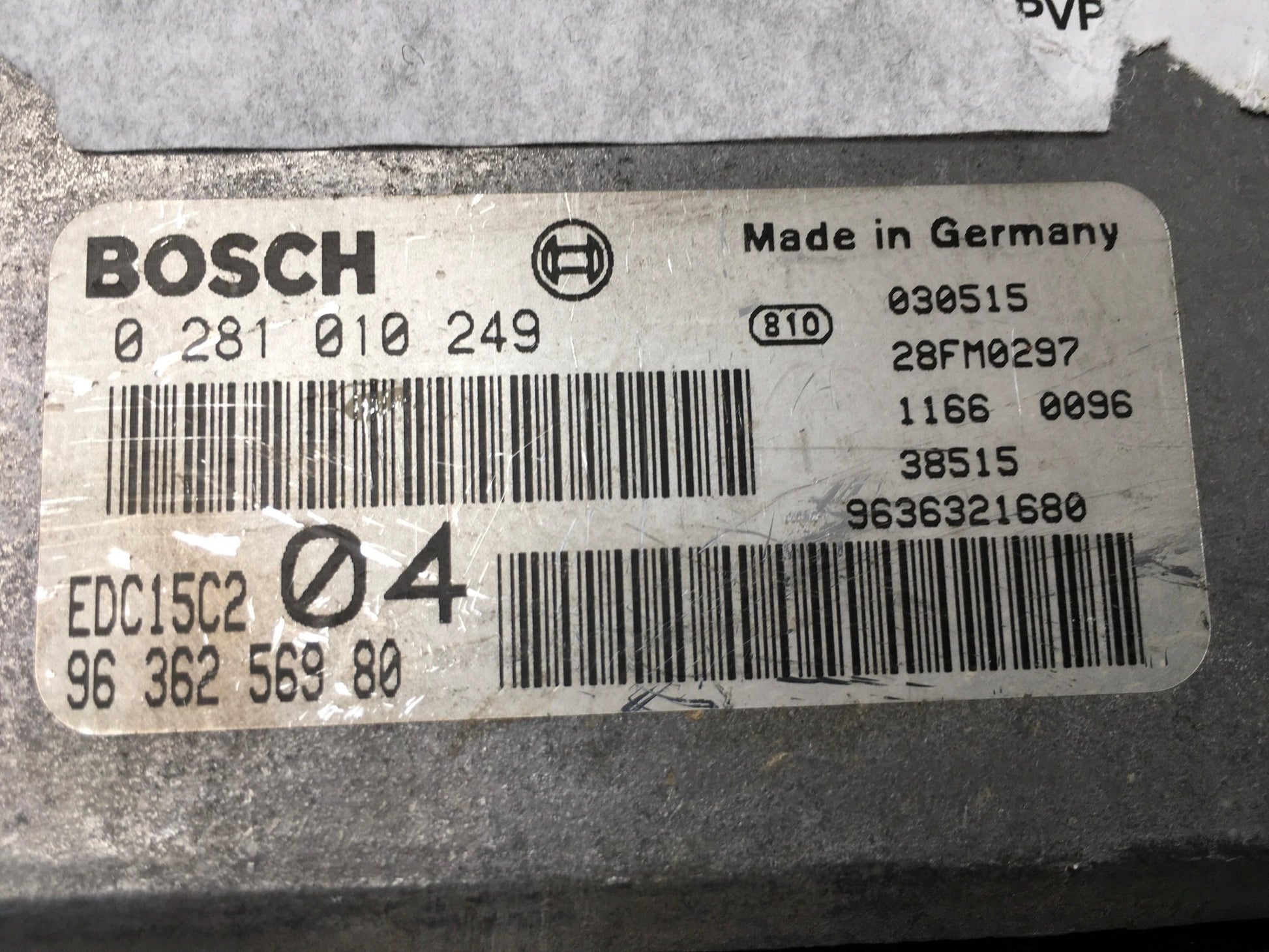 Centralita Motor Citroen Xsara - 9636256980